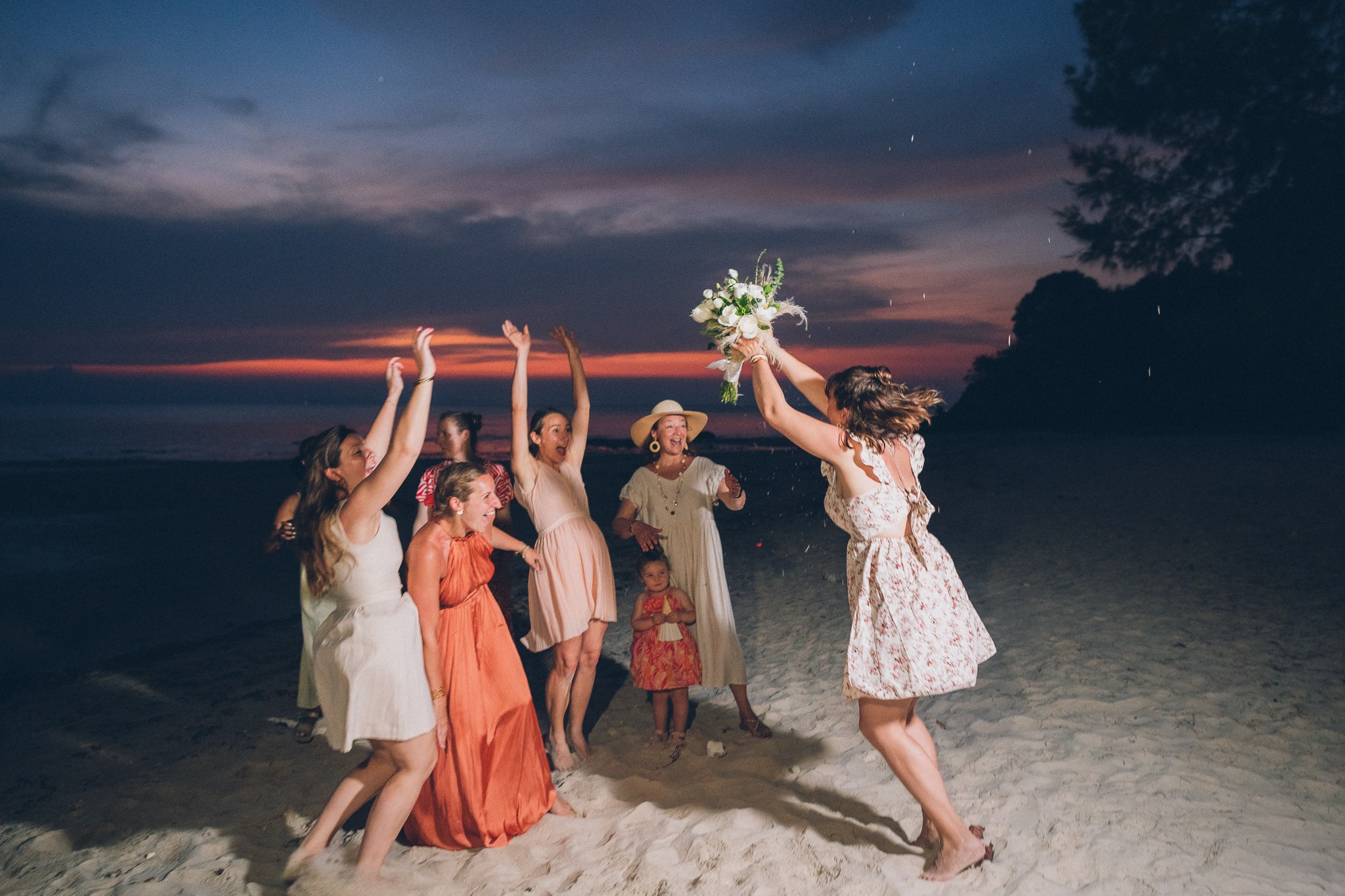 Luxury Beach Wedding Reception