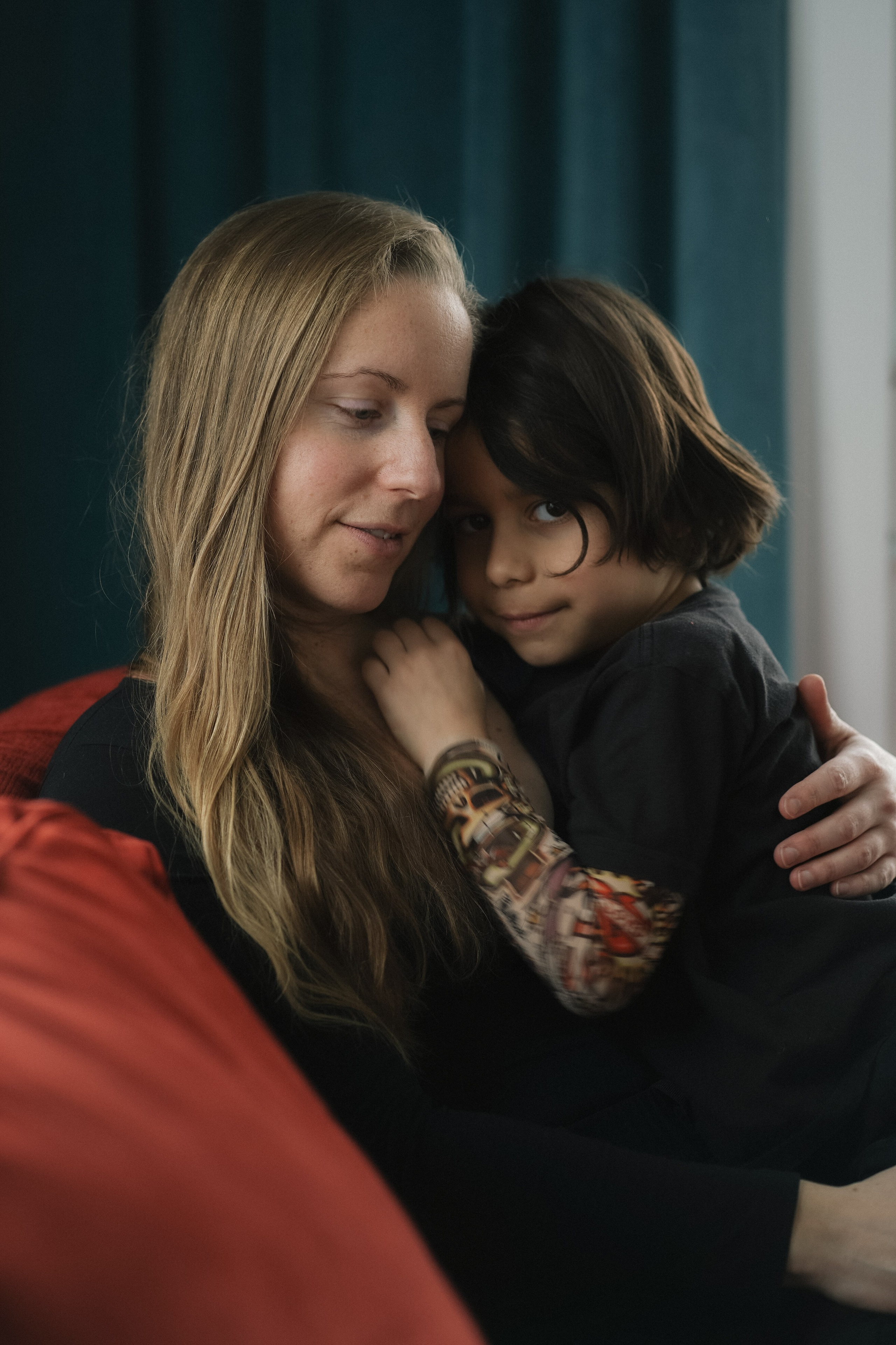 Marianne and her son Tumuli. Maria Elaeva Photography | Burnaby Portrait Photographer