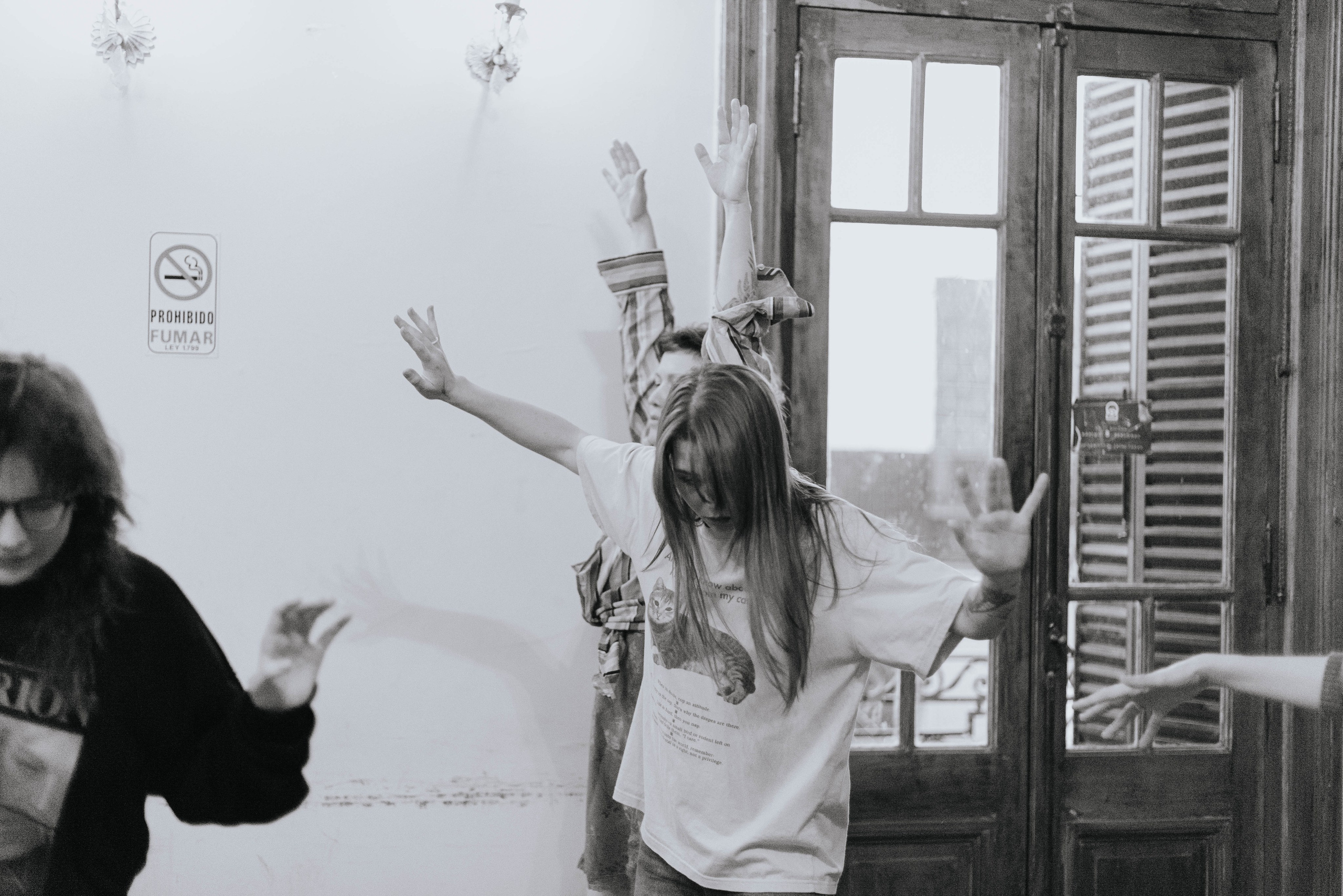 Репетиция @ojoteatro. Photographer @elmirkami in the city of Buenos Aires