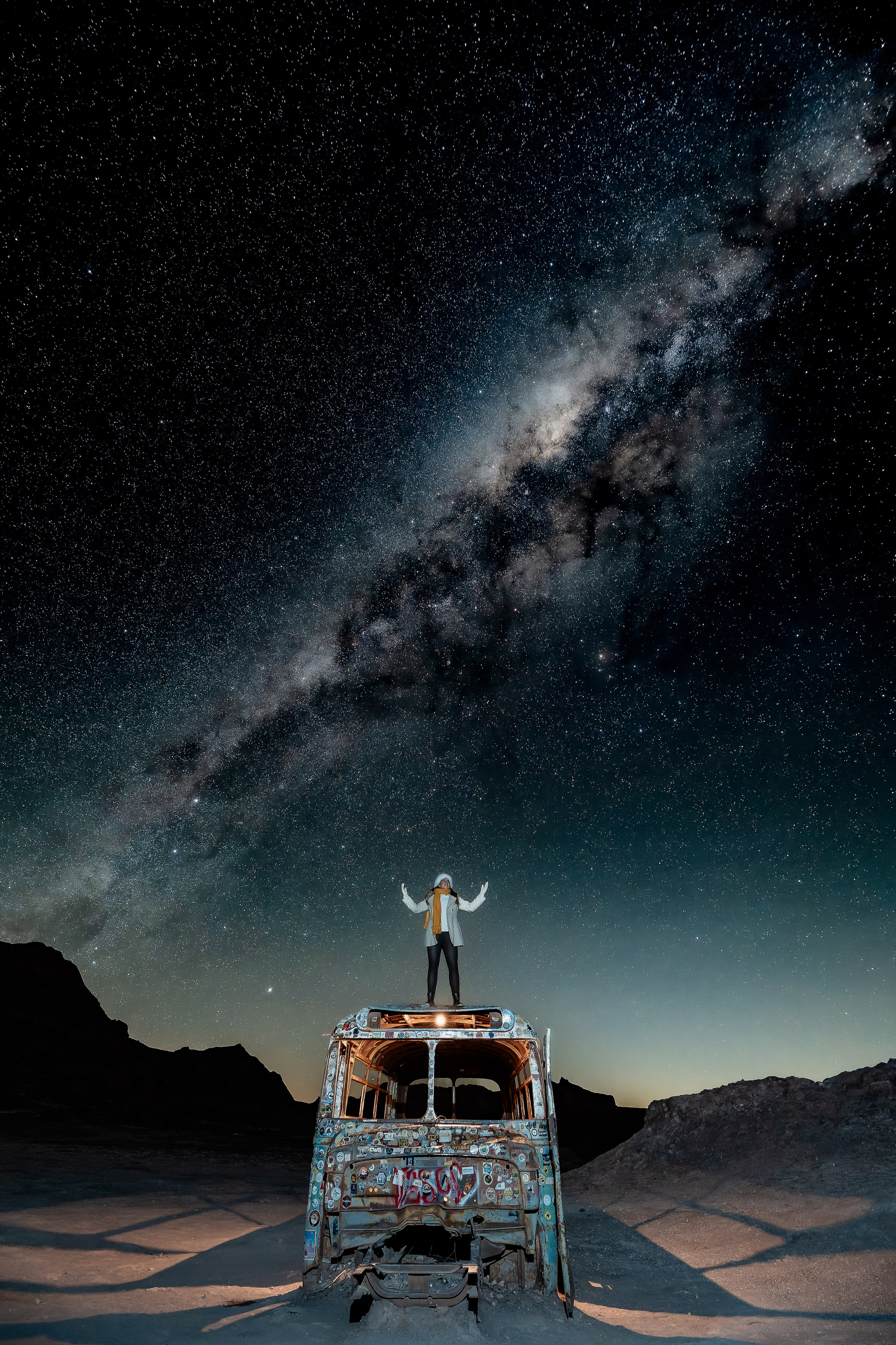 Vallecito Noturno — Experiência Astrofotográfica. Fotógrafo em San Pedro de Atacama
