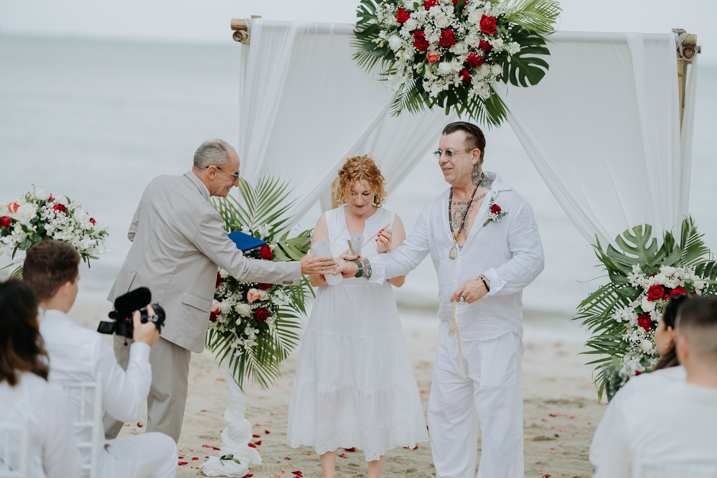 Authentic Buddhist Wedding Blessing Ceremony in Koh Samui, Thailand