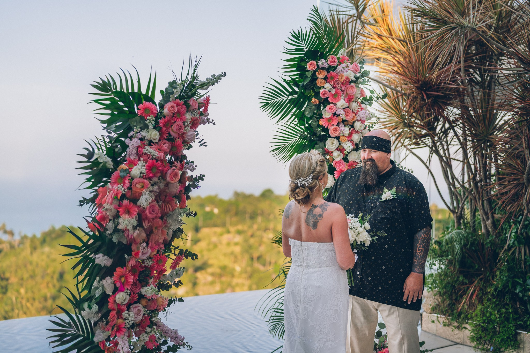 Beautiful destination wedding at an exclusive villa in Koh Samui, Thailand