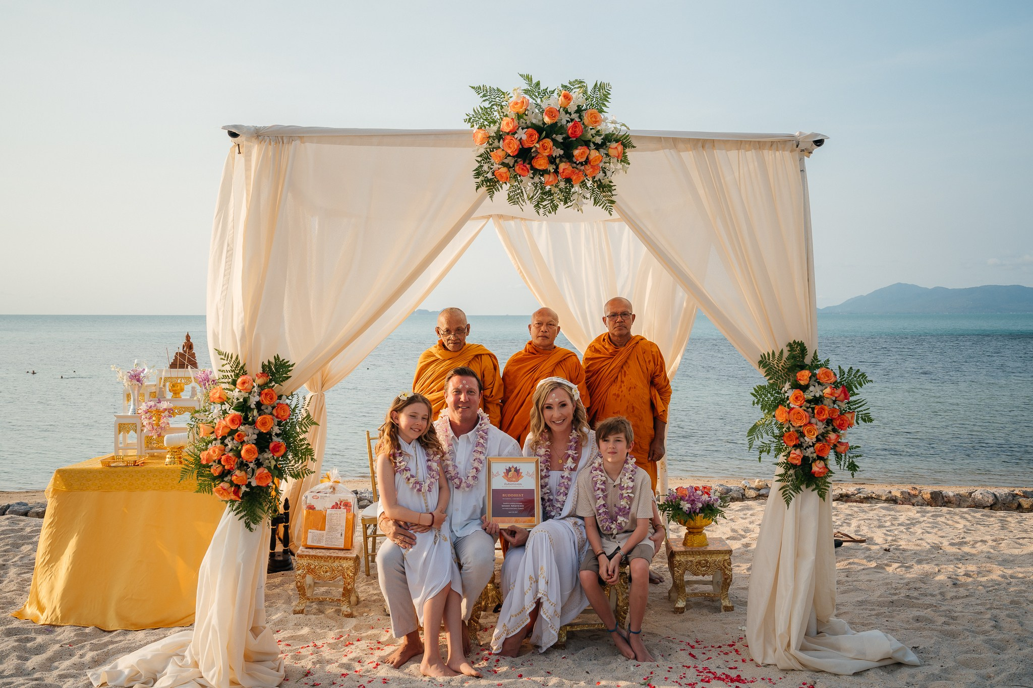 Buddhist ceremony. Hochzeitsplaner Koh Samui | Strand- & Villenhochzeiten – Magic Day