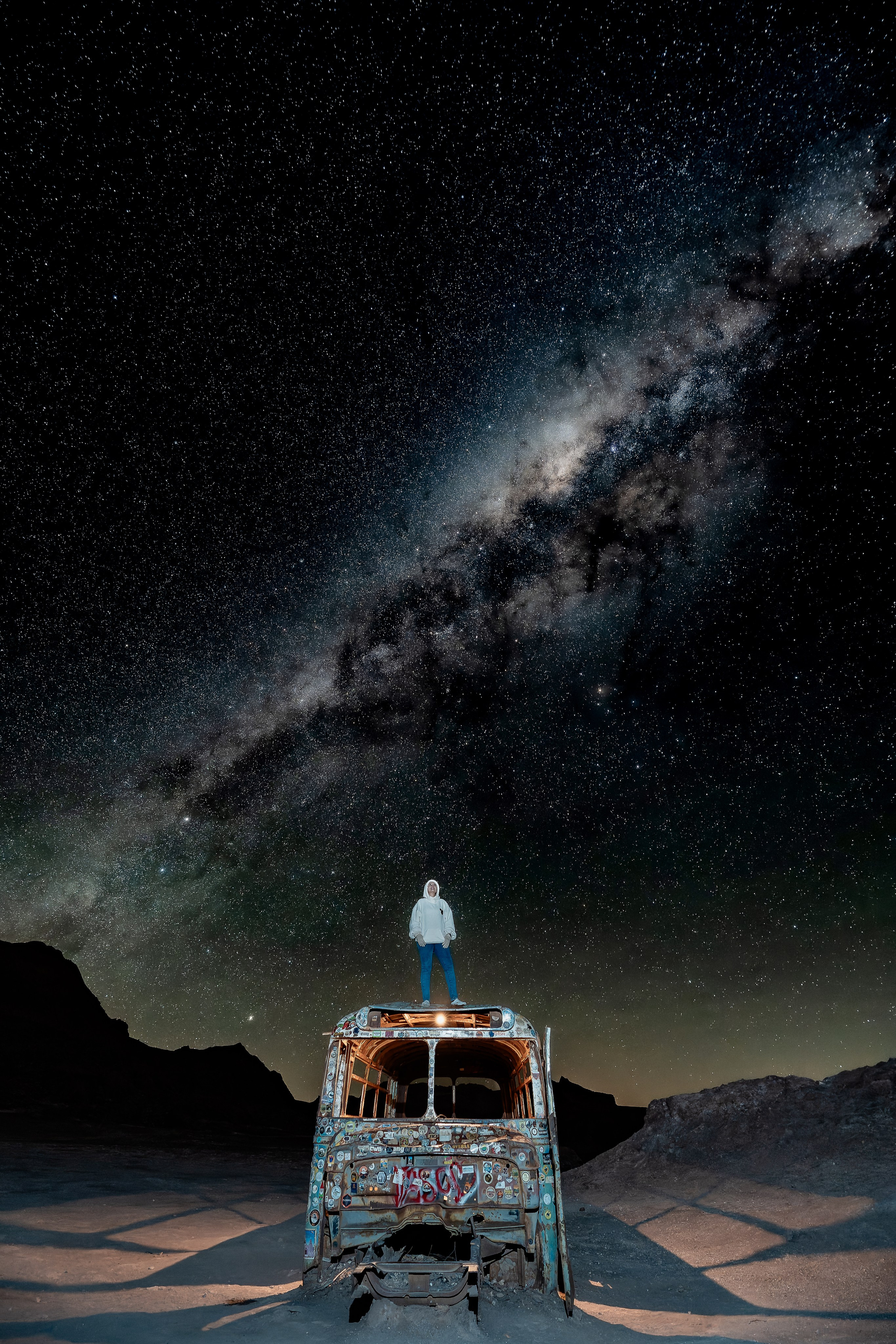 Vallecito Noturno — Experiência Astrofotográfica. Fotógrafo em San Pedro de Atacama