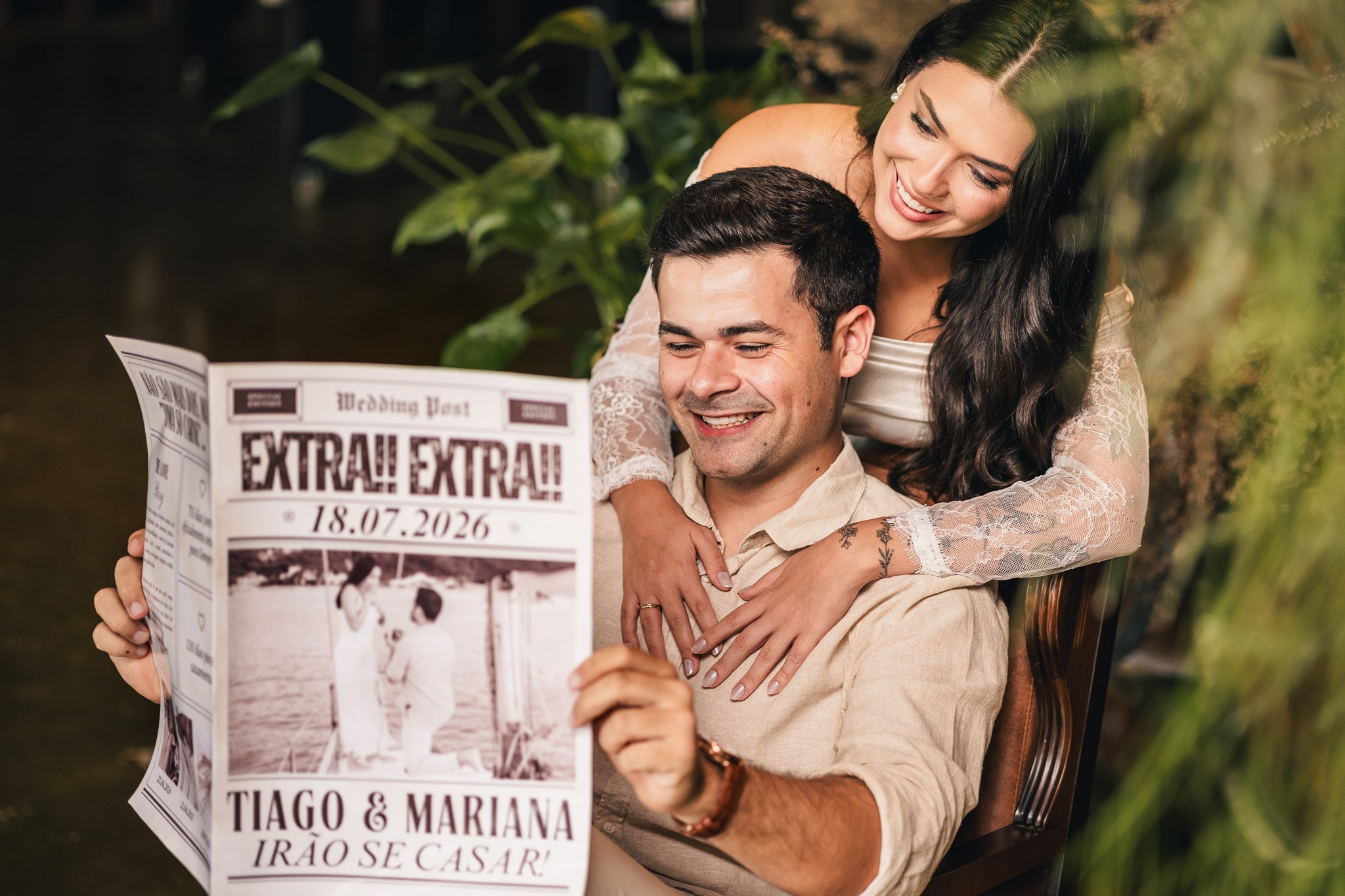 Tiago e Mariana. Meu nome é Thiago Coelho, sou fotógrafo de casamentos e eventos em geral