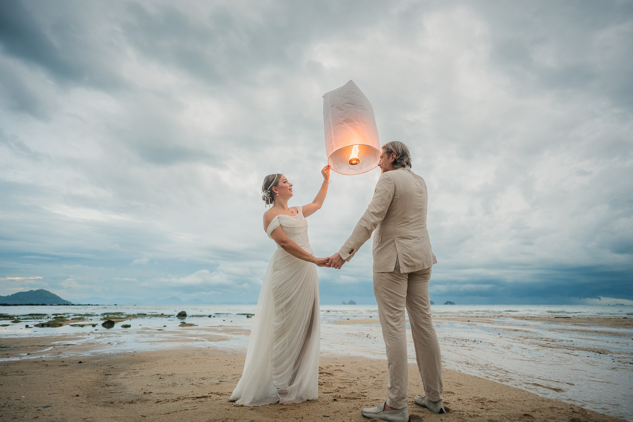 Beach Buddhist Wedding in Koh Samui, Thailand