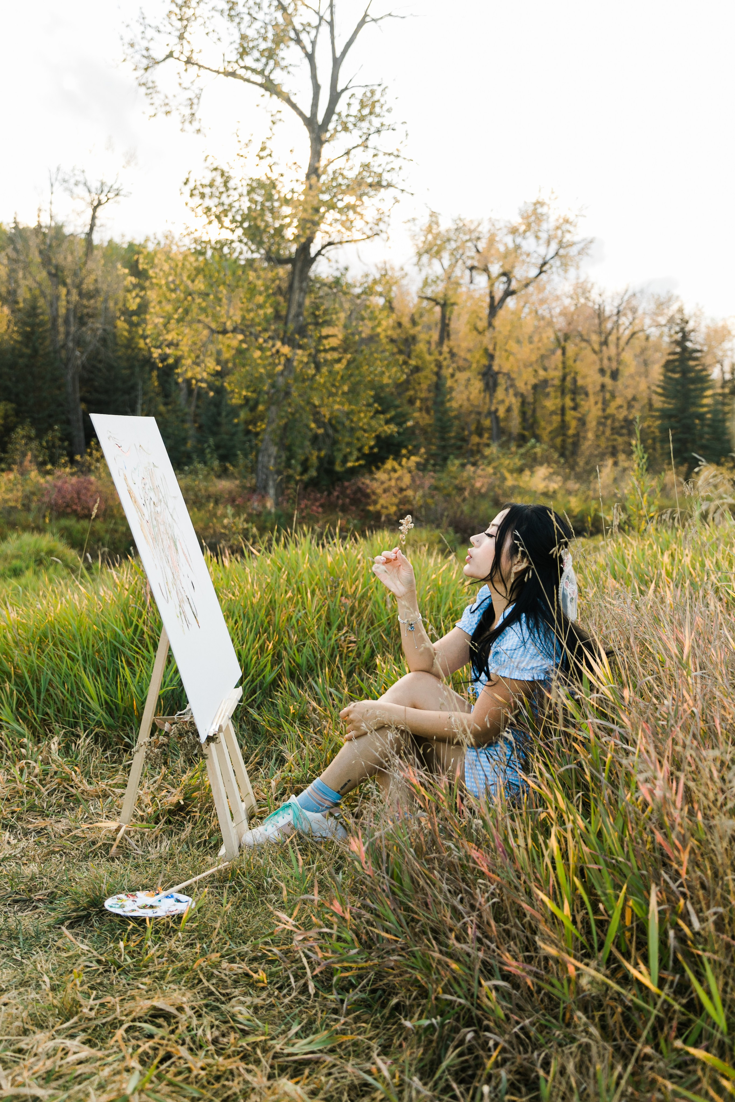 Hannah Woo — Fish Creek. Fotografía accesible en Calgary