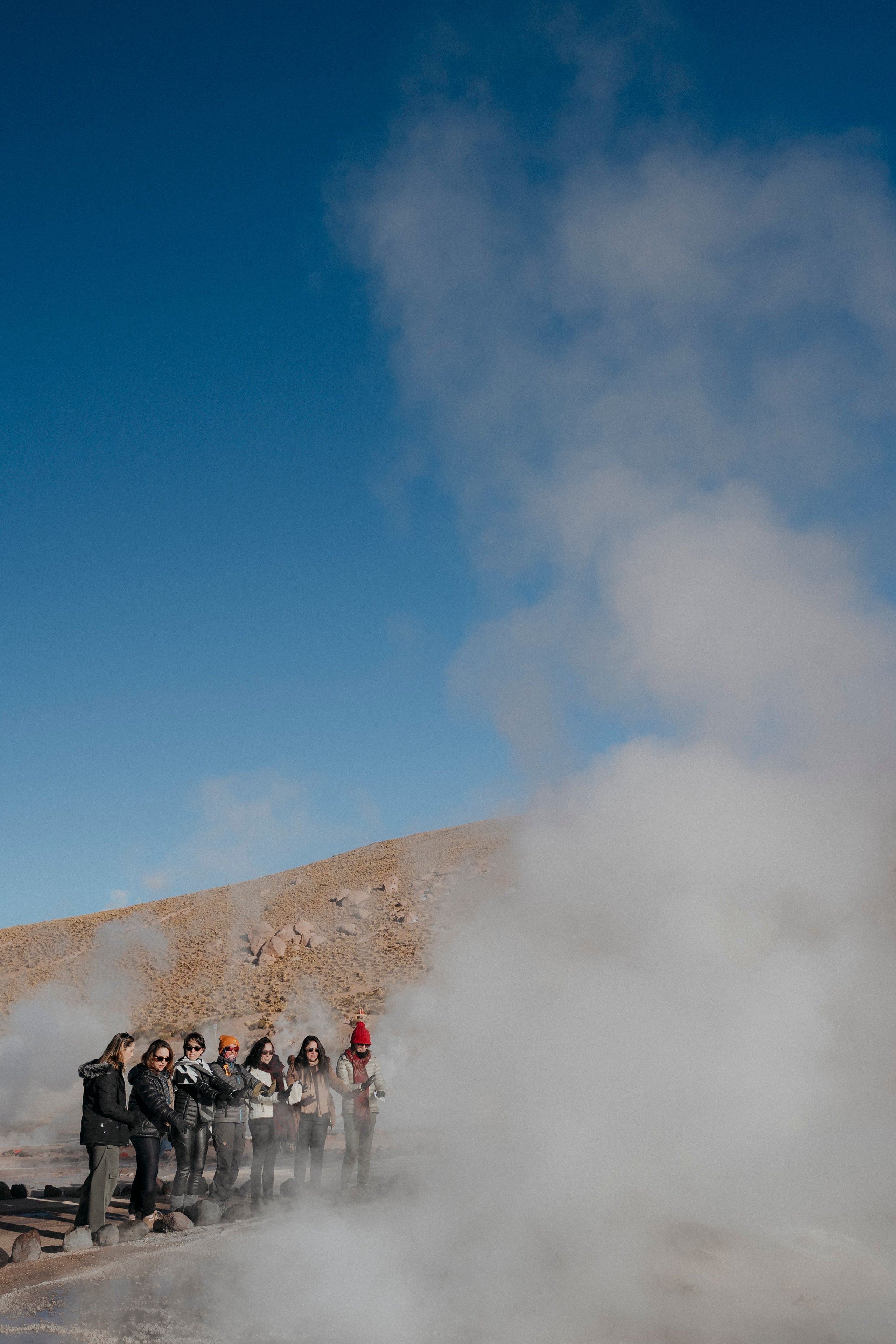 Cobertura de passeio — Geyser el Tatio. Fotógrafo em San Pedro de Atacama