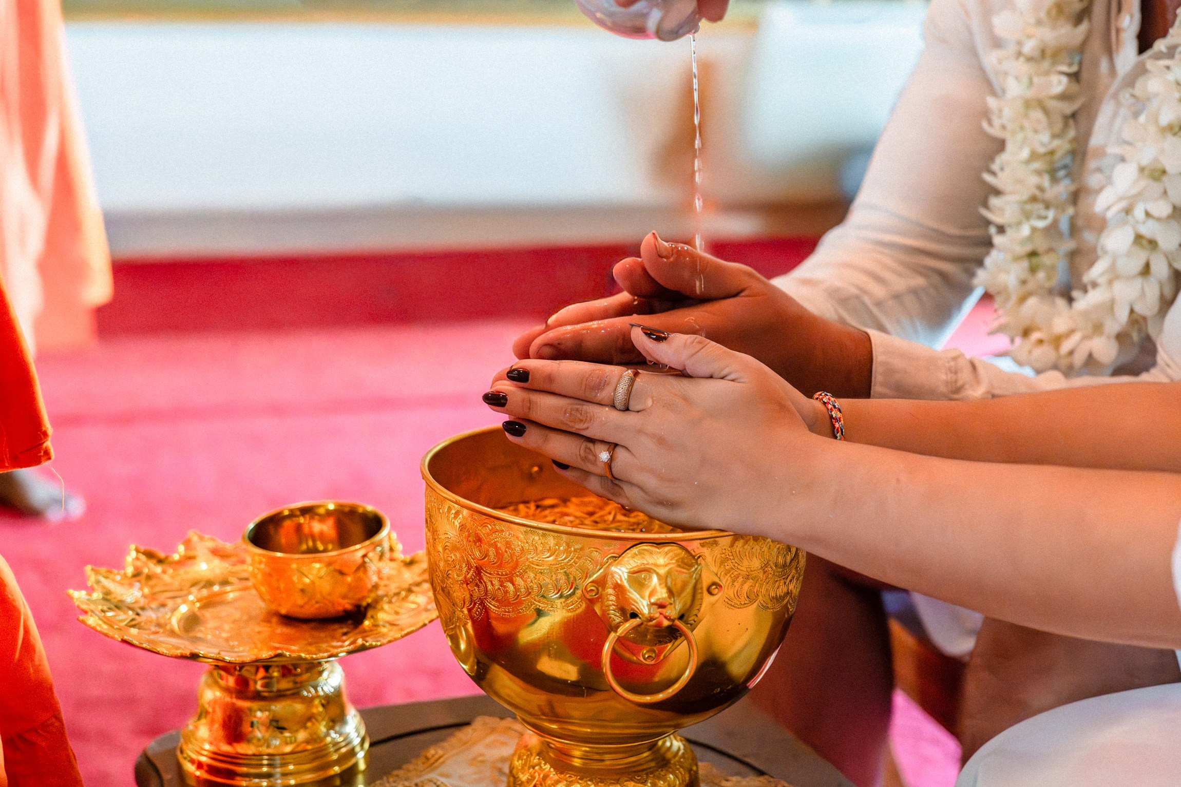 Authentic Buddhist Wedding Blessing Ceremony in Koh Samui, Thailand