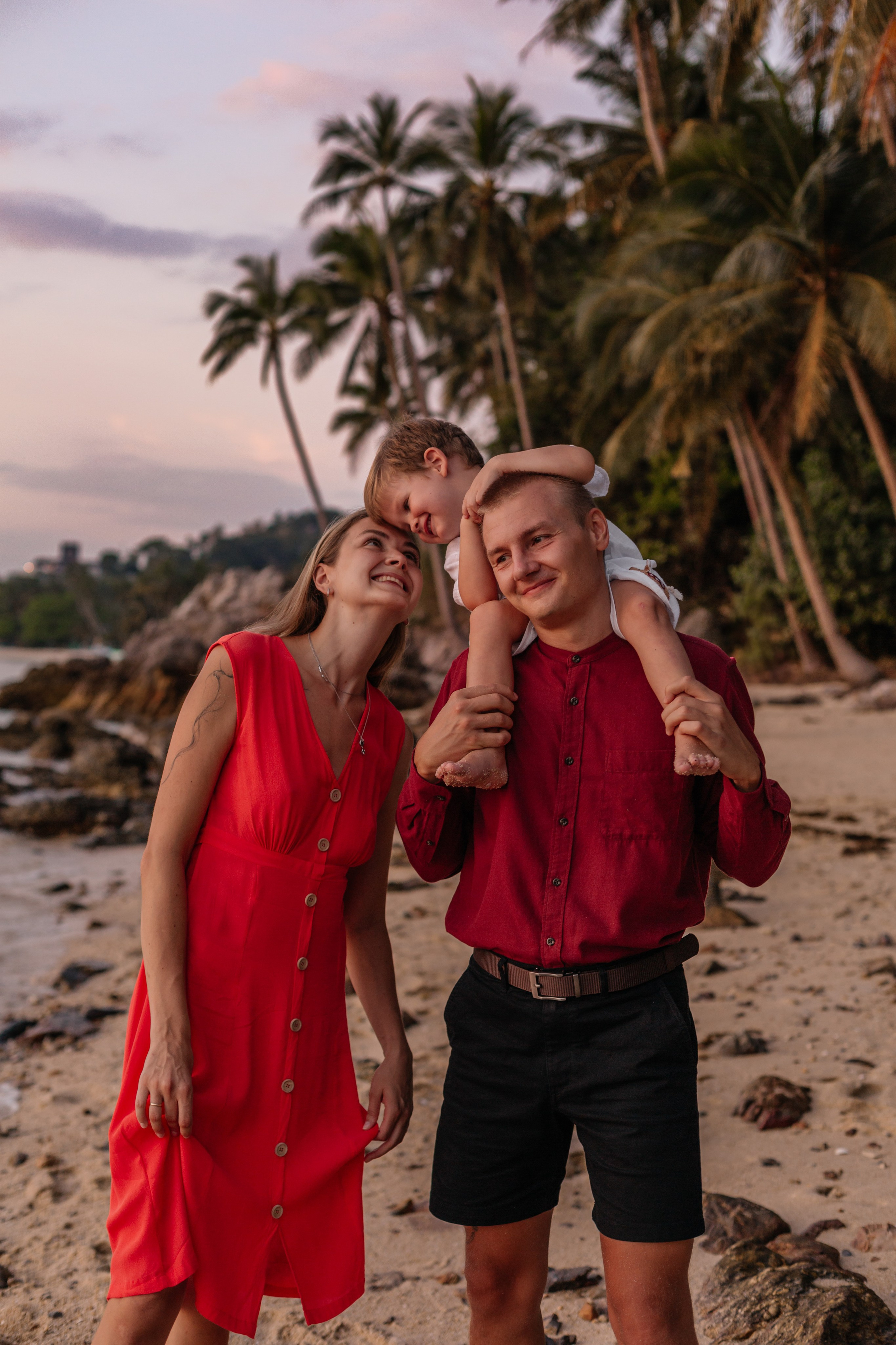 Family photography in tropical paradise Koh Samui