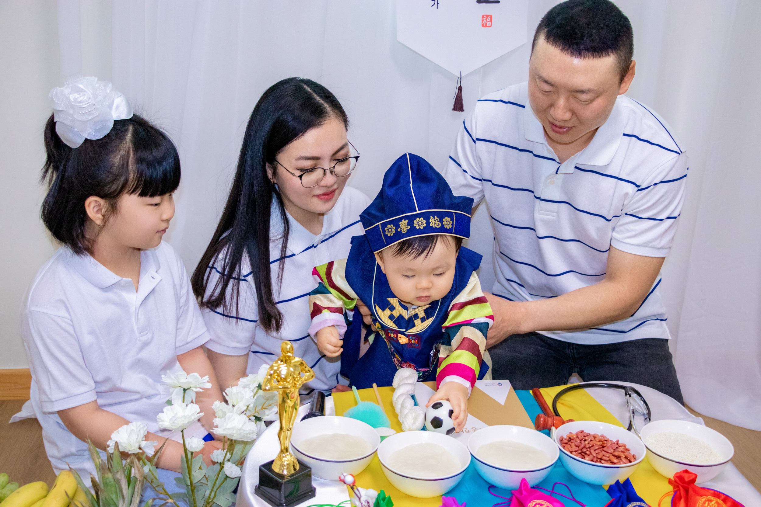Асянди (годик). Семейный, свадебный и асянди фотограф в Южной Корее Ким Гым Дори