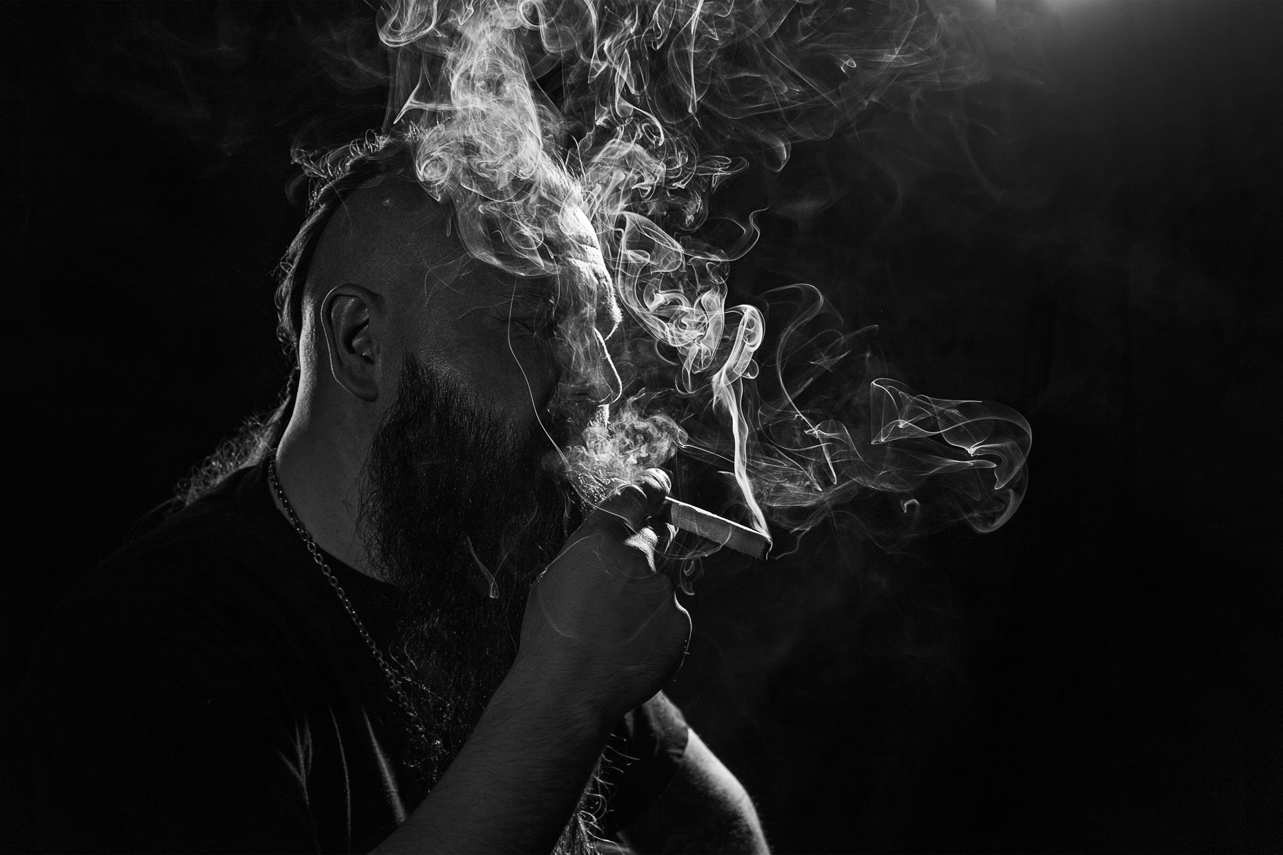 Smoke. Portrait Photographer Spruce Grove & Edmonton | Dimitri Studio