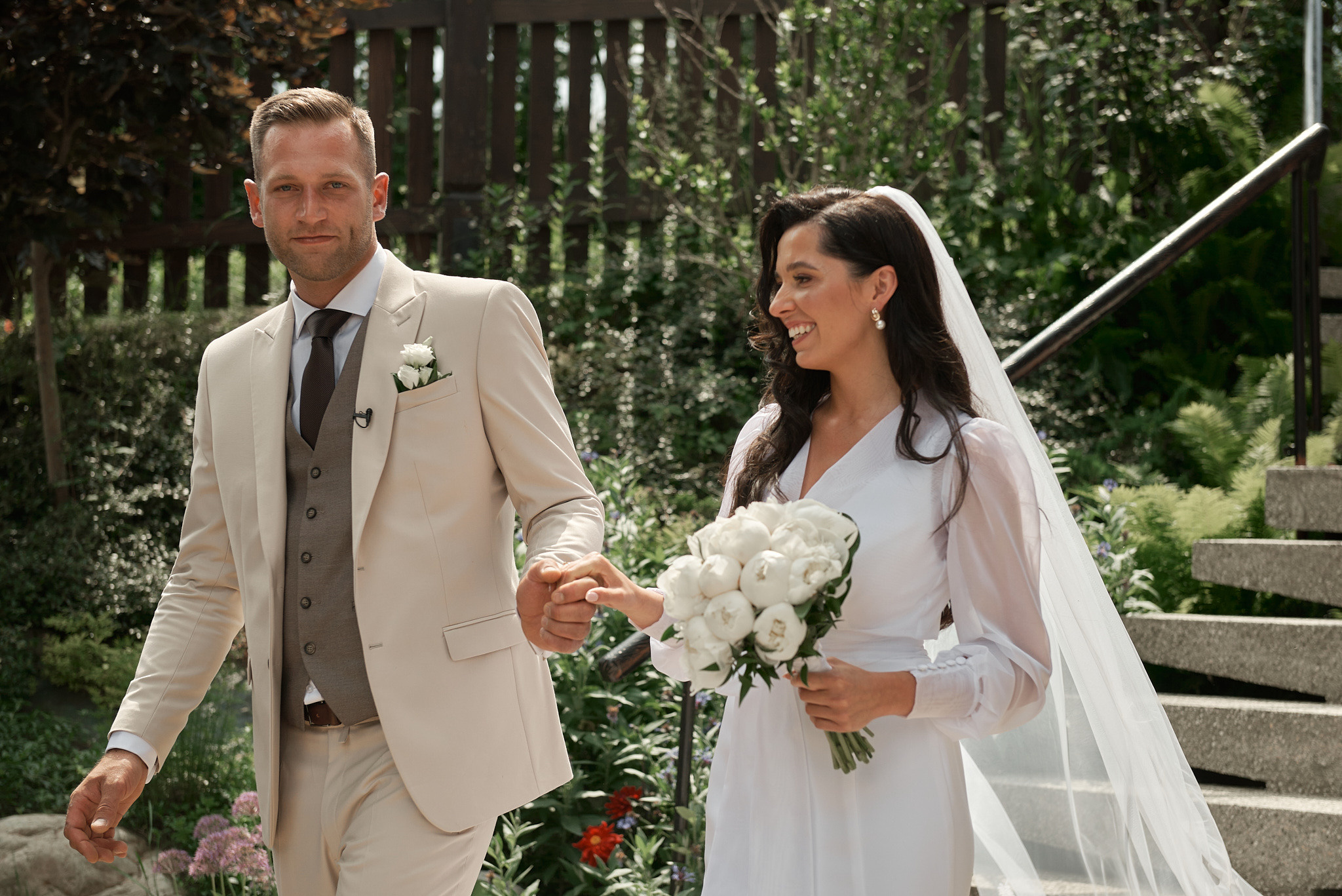 Wedding in mountains. Wedding photography and videography team