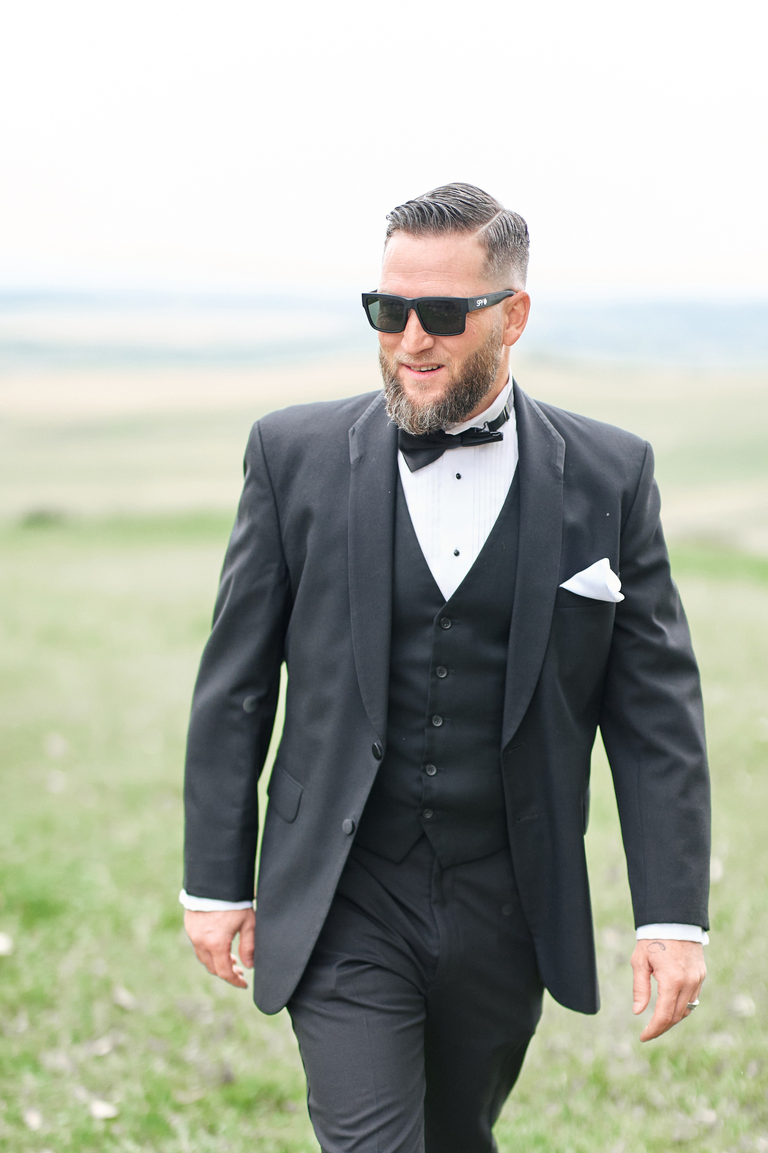 Wedding in Kananaskis Park. Wedding photography and videography team