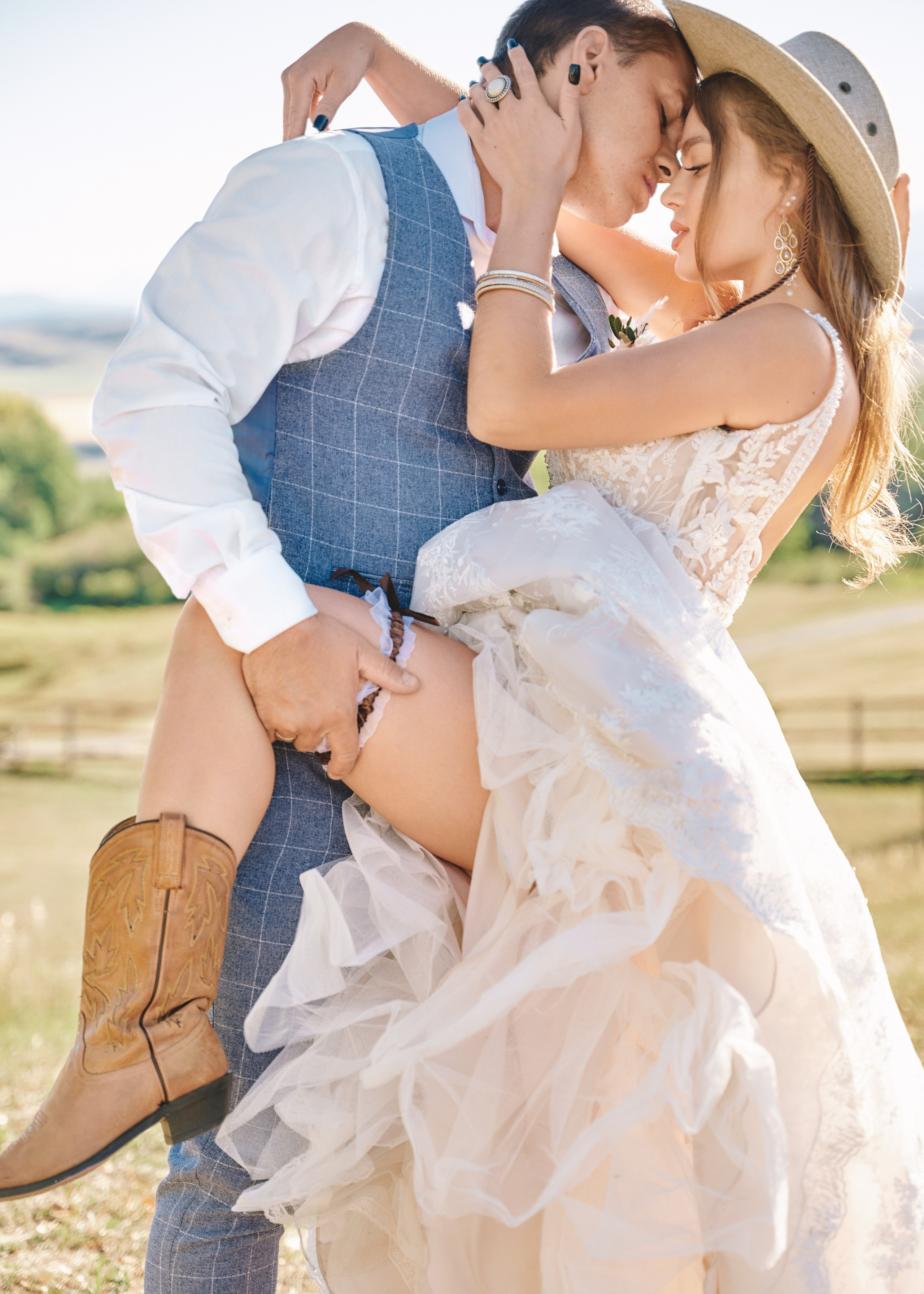 Gregory and Victoria’s western style wedding. Wedding photography and videography team