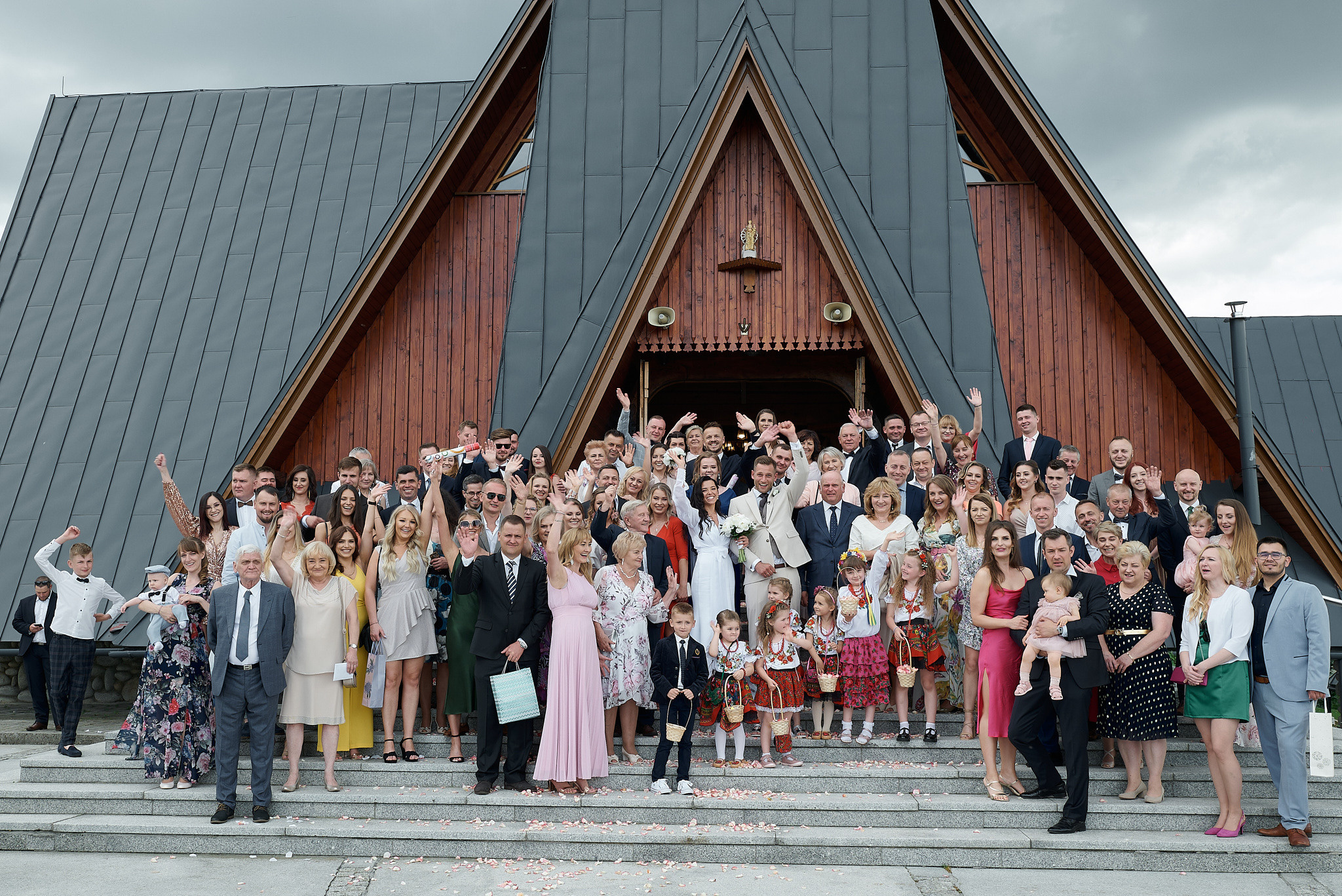 Wedding in mountains. Wedding photography and videography team