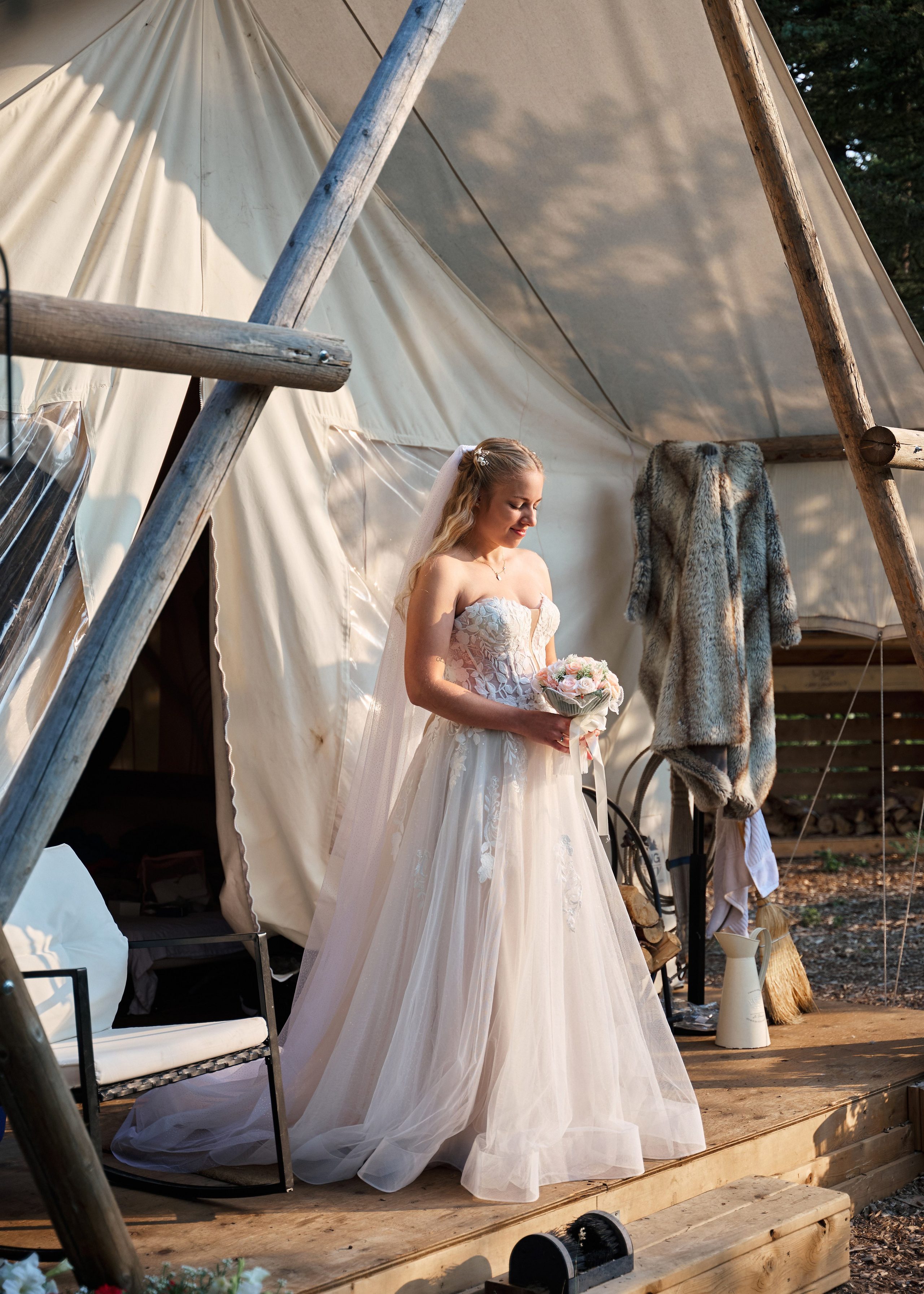 Wedding in Kananaskis Park. Wedding photography and videography team