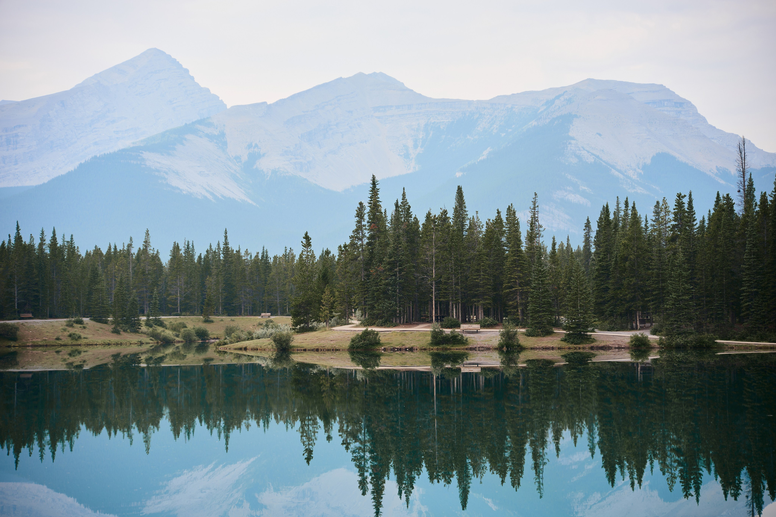 Wedding in Kananaskis Park. Wedding photography and videography team
