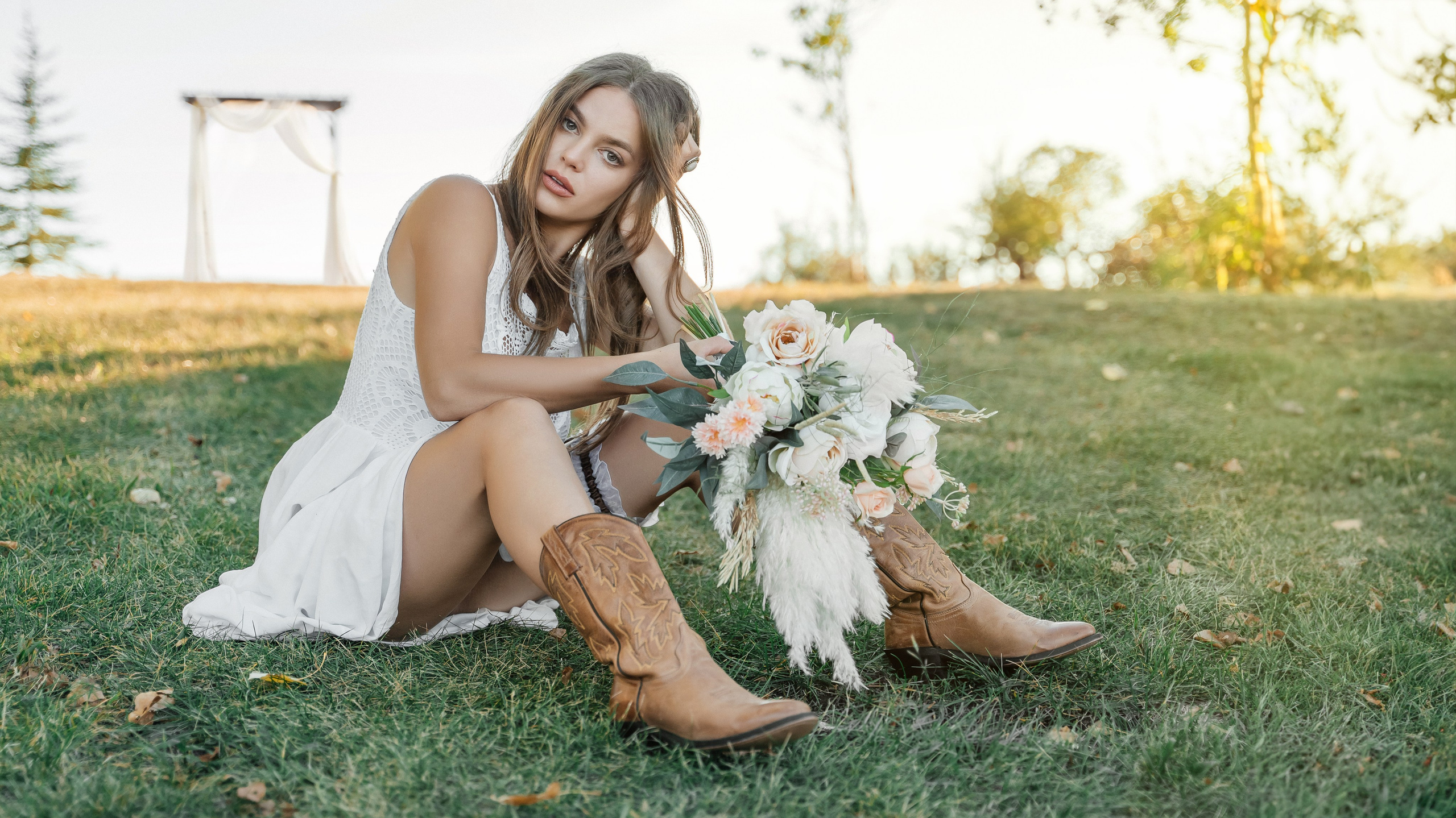 Gregory and Victoria’s western style wedding. Wedding photography and videography team