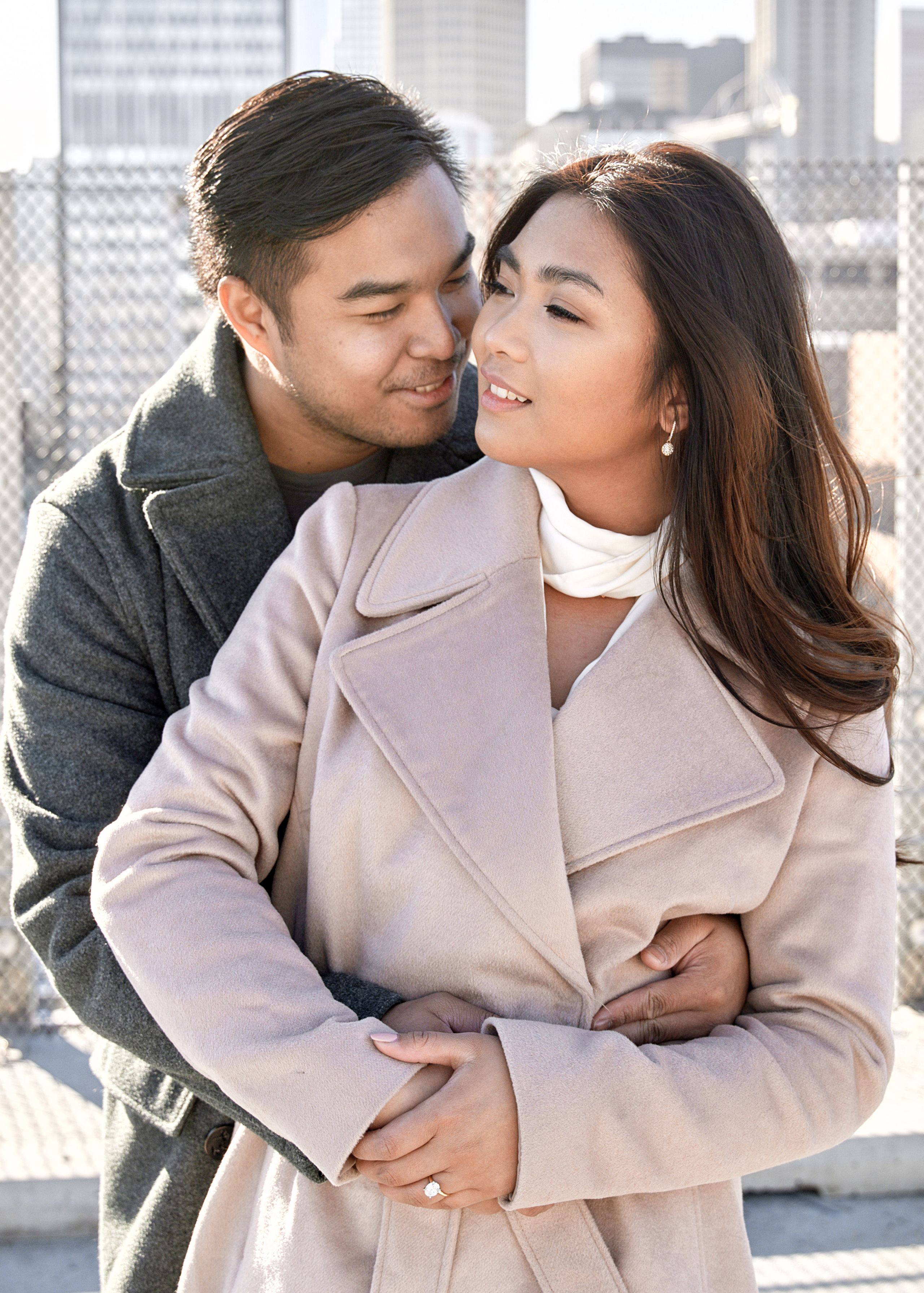 Engagement photoshoot in Calgary. Wedding photography and videography team