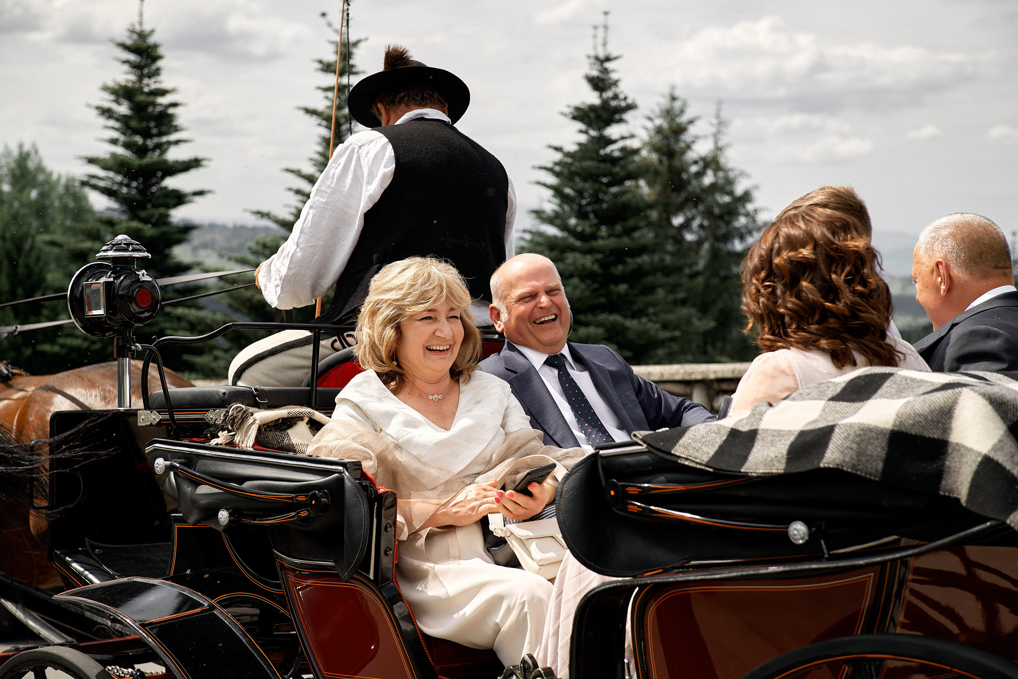 Wedding in mountains. Wedding photography and videography team