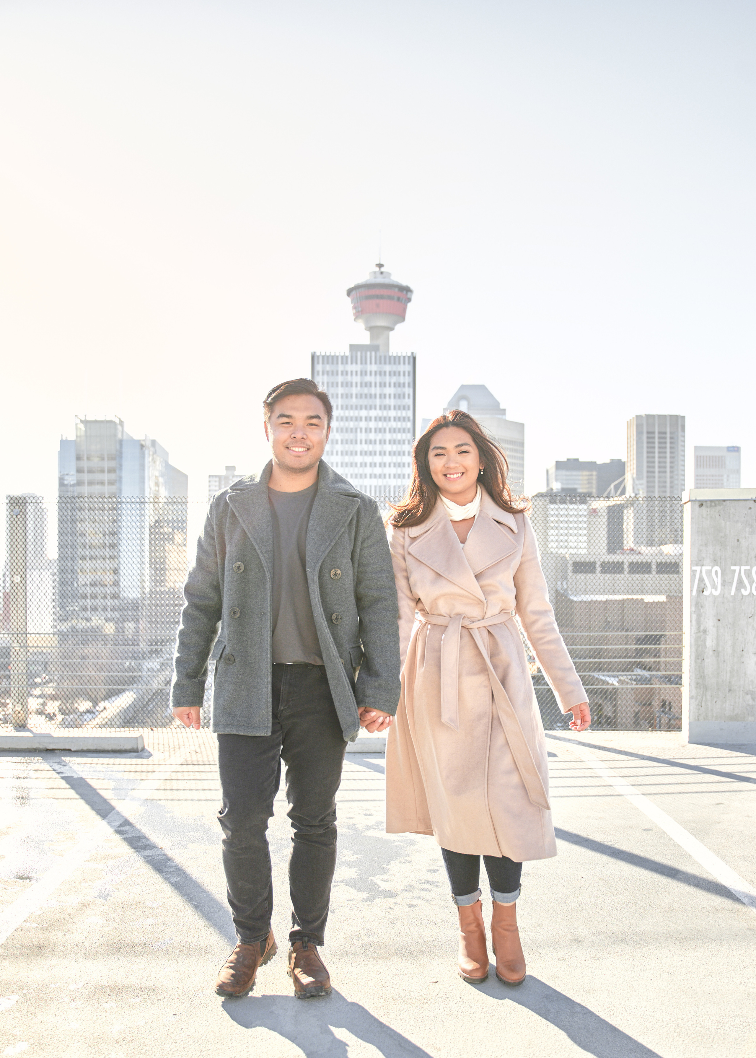 Engagement photoshoot in Calgary. Wedding photography and videography team