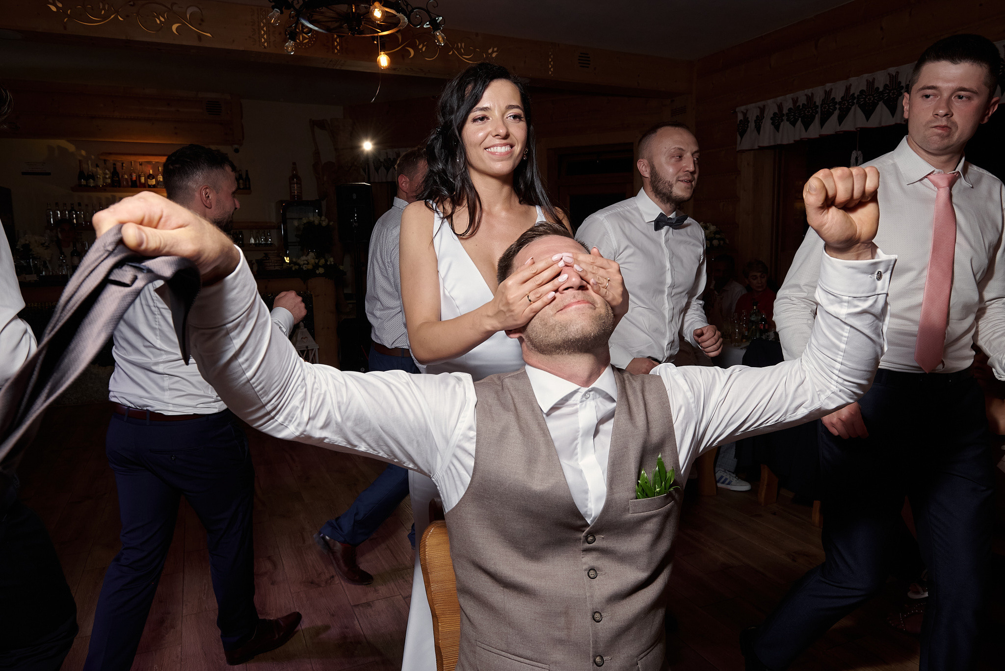 Wedding in mountains. Wedding photography and videography team