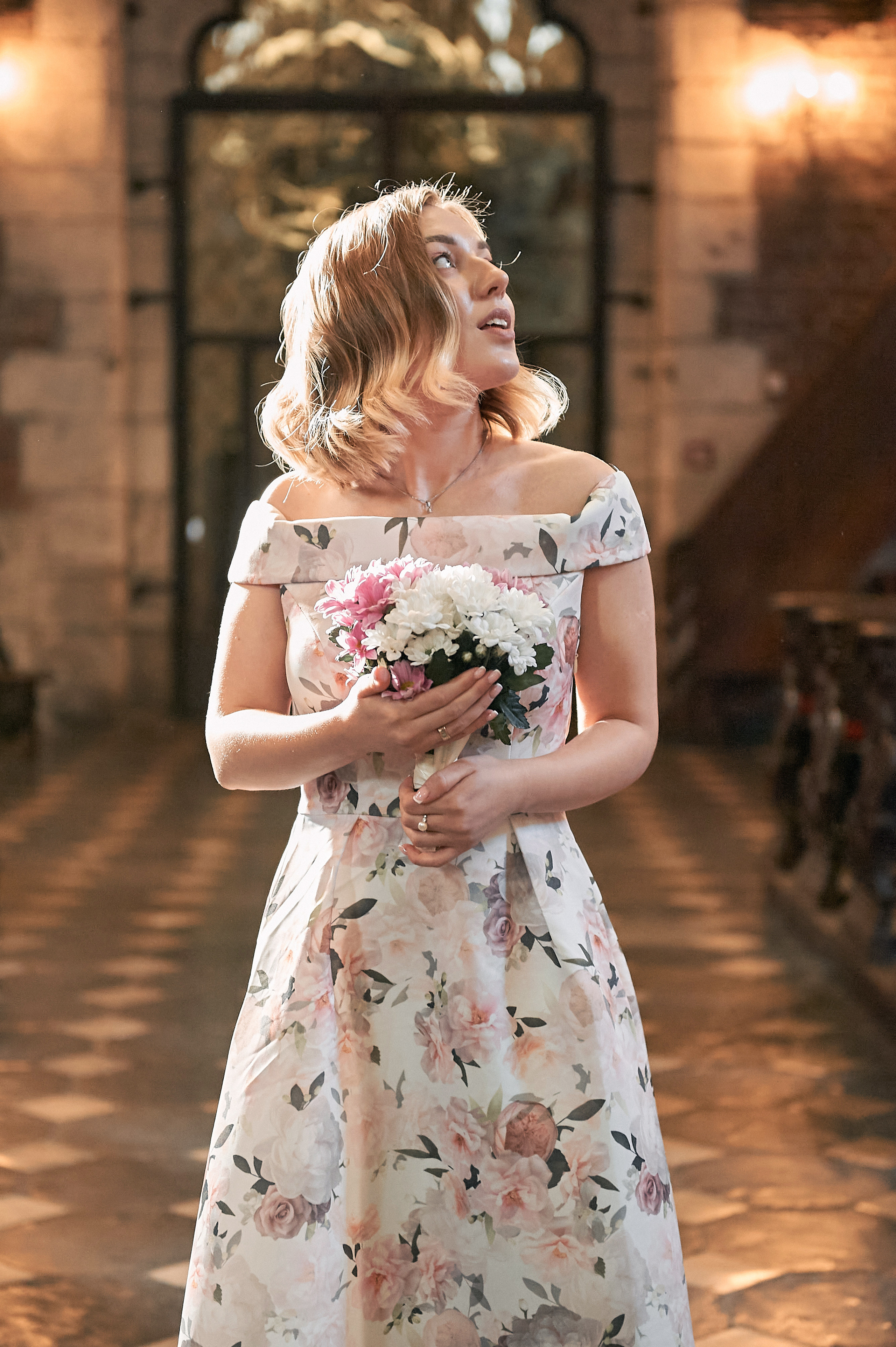 Wedding in the church. Wedding photography and videography team