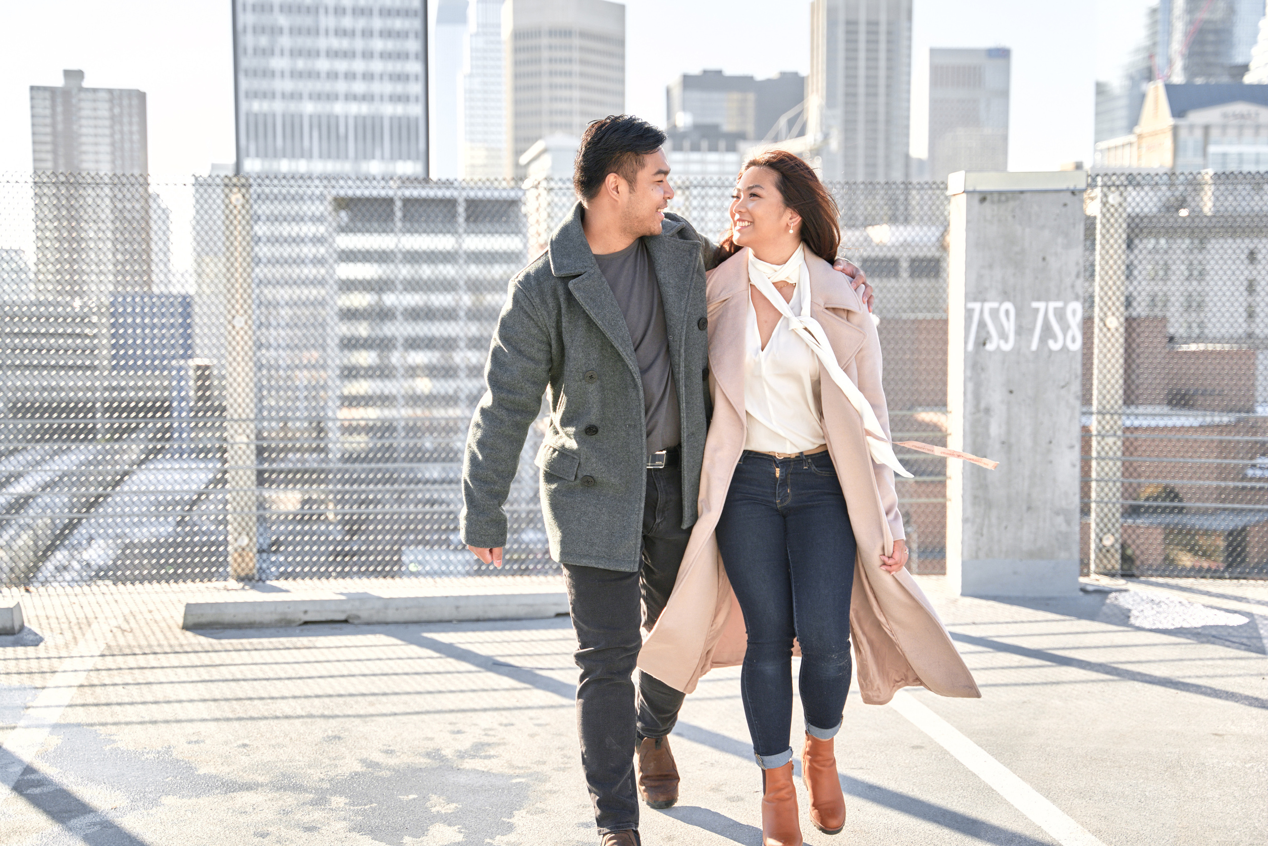 Engagement photoshoot in Calgary. Wedding photography and videography team