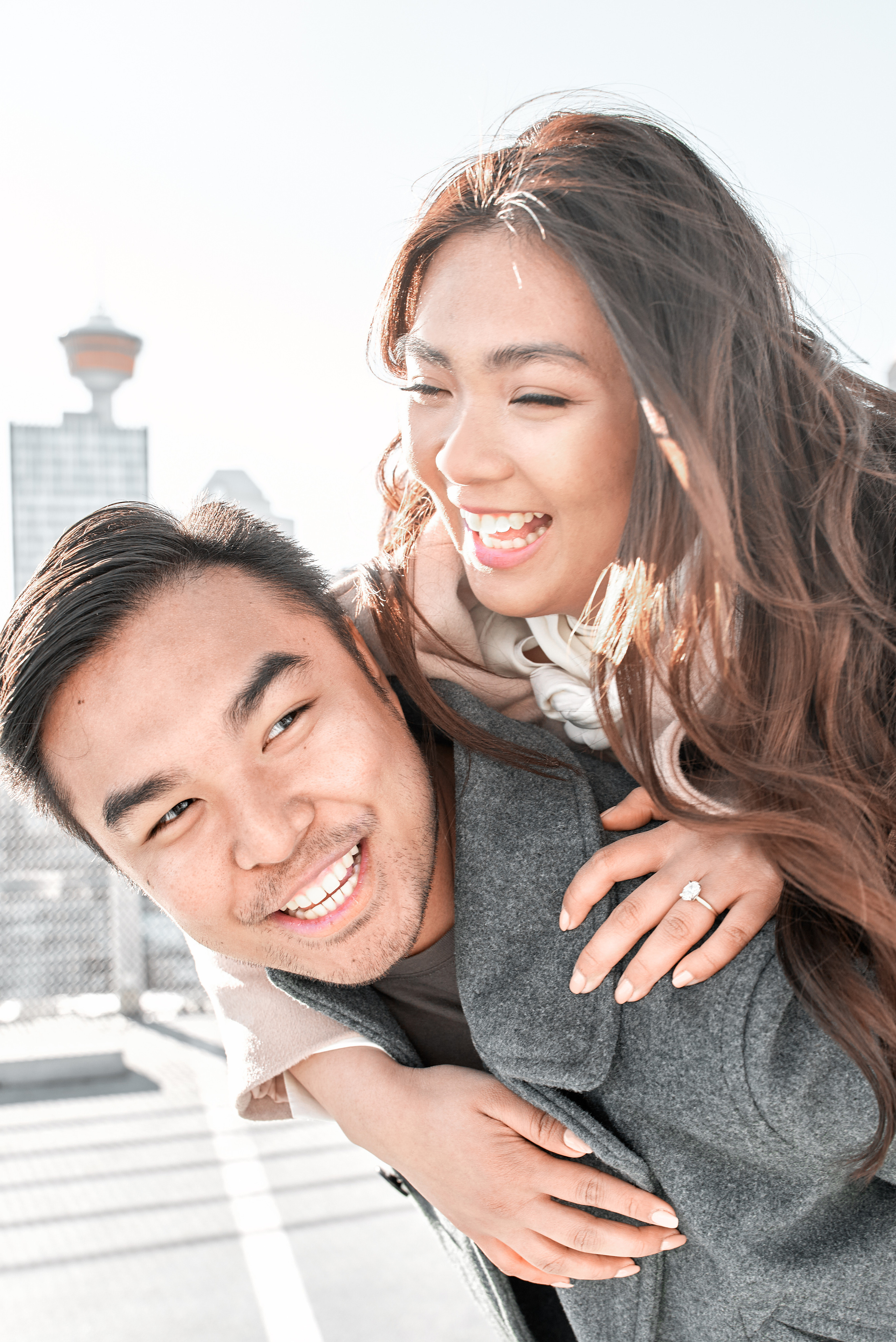 Engagement photoshoot in Calgary. Wedding photography and videography team