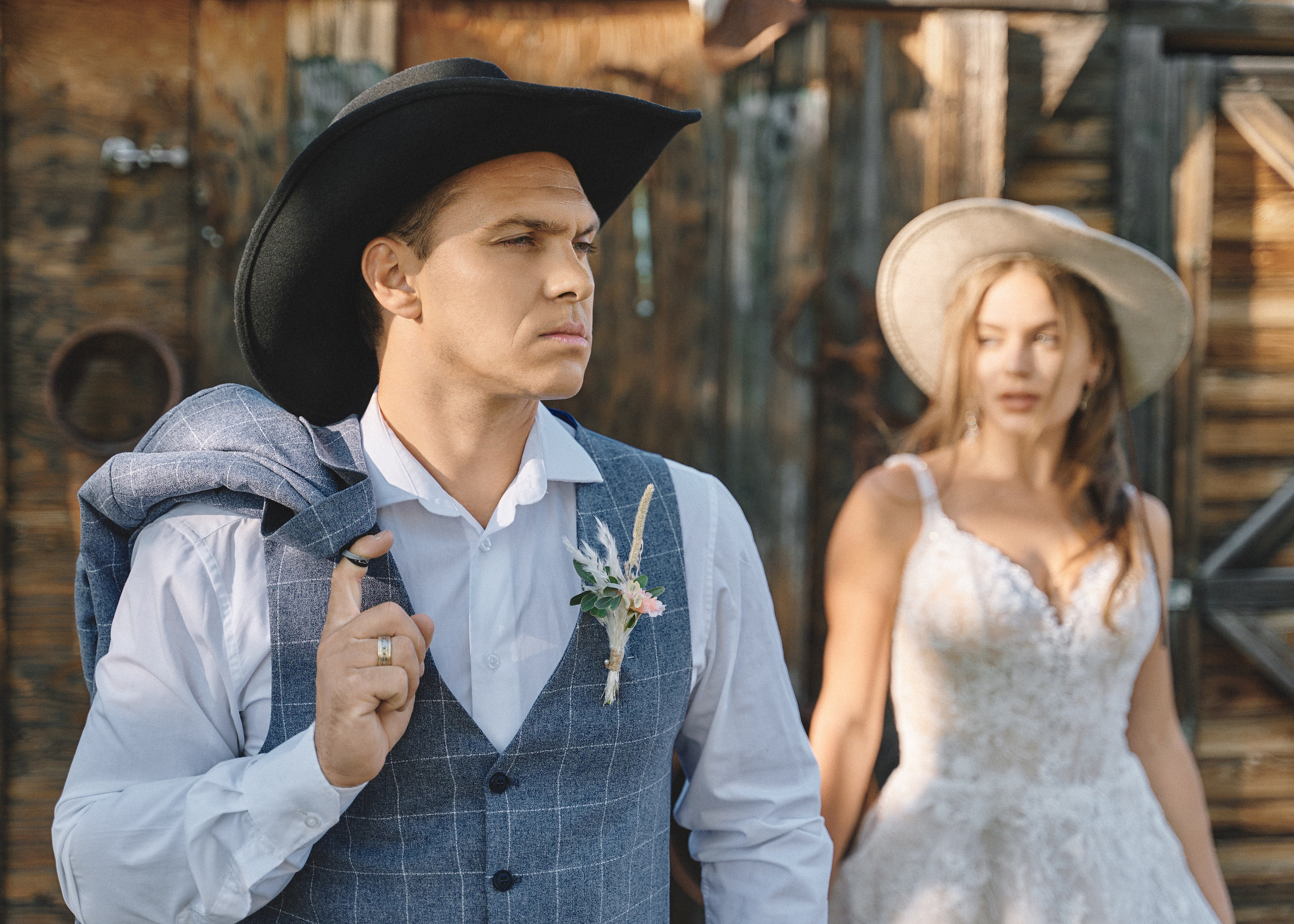 Gregory and Victoria’s western style wedding. Wedding photography and videography team