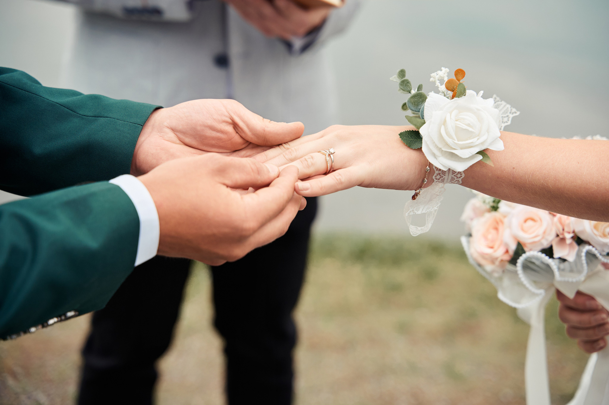 Wedding in Kananaskis Park. Wedding photography and videography team