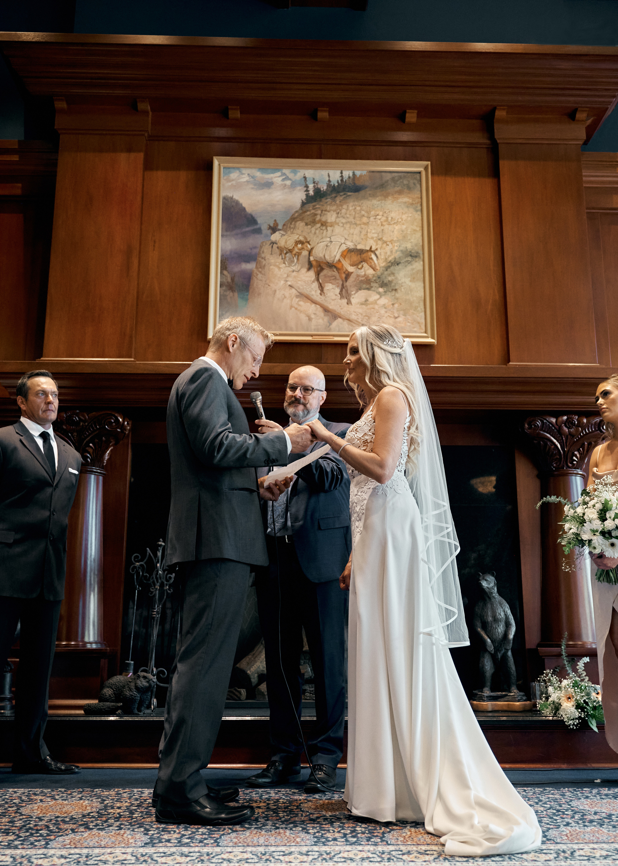 Wedding in Calgary Heritage park. Wedding photography and videography team