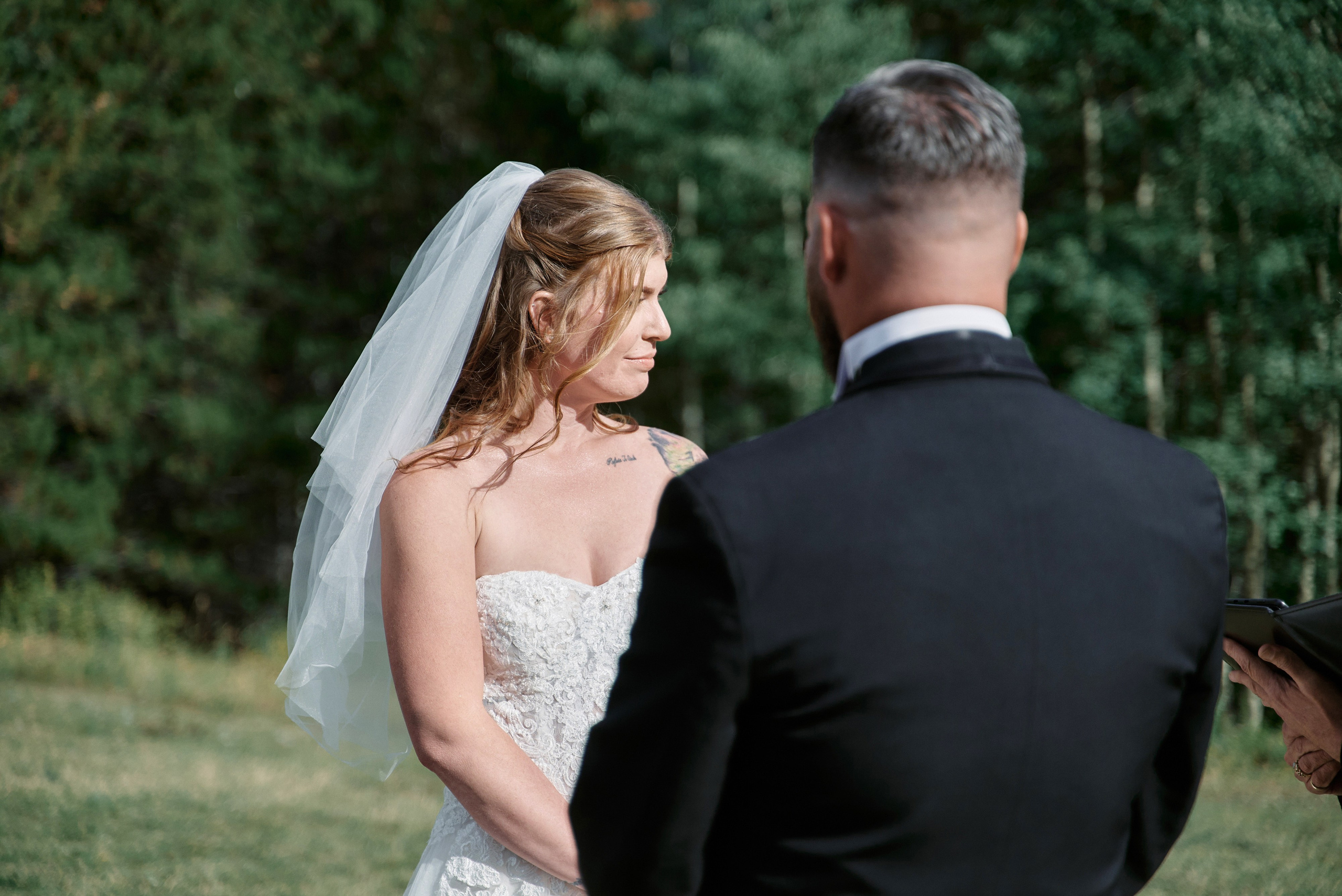 Wedding in Kananaskis Park. Wedding photography and videography team