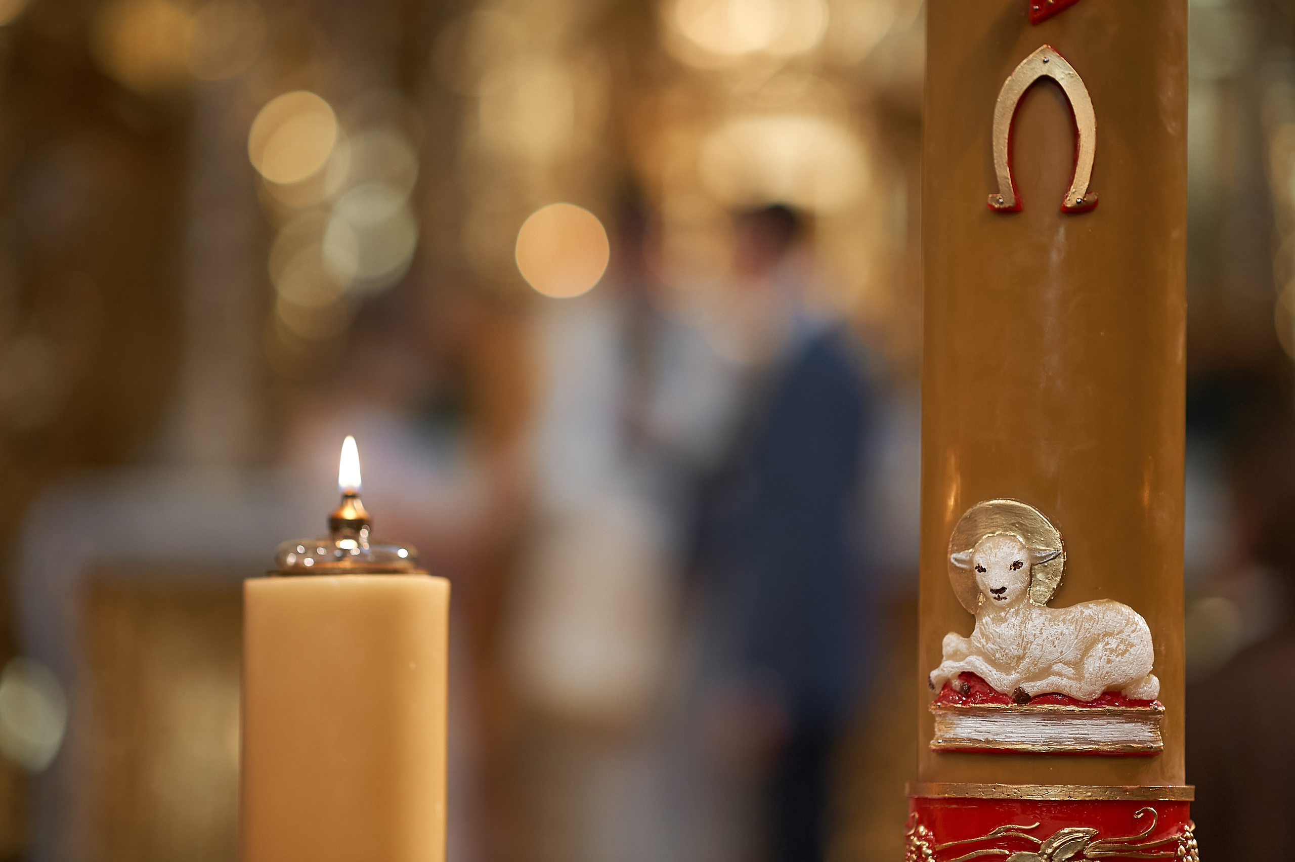 Wedding in the church. Wedding photography and videography team