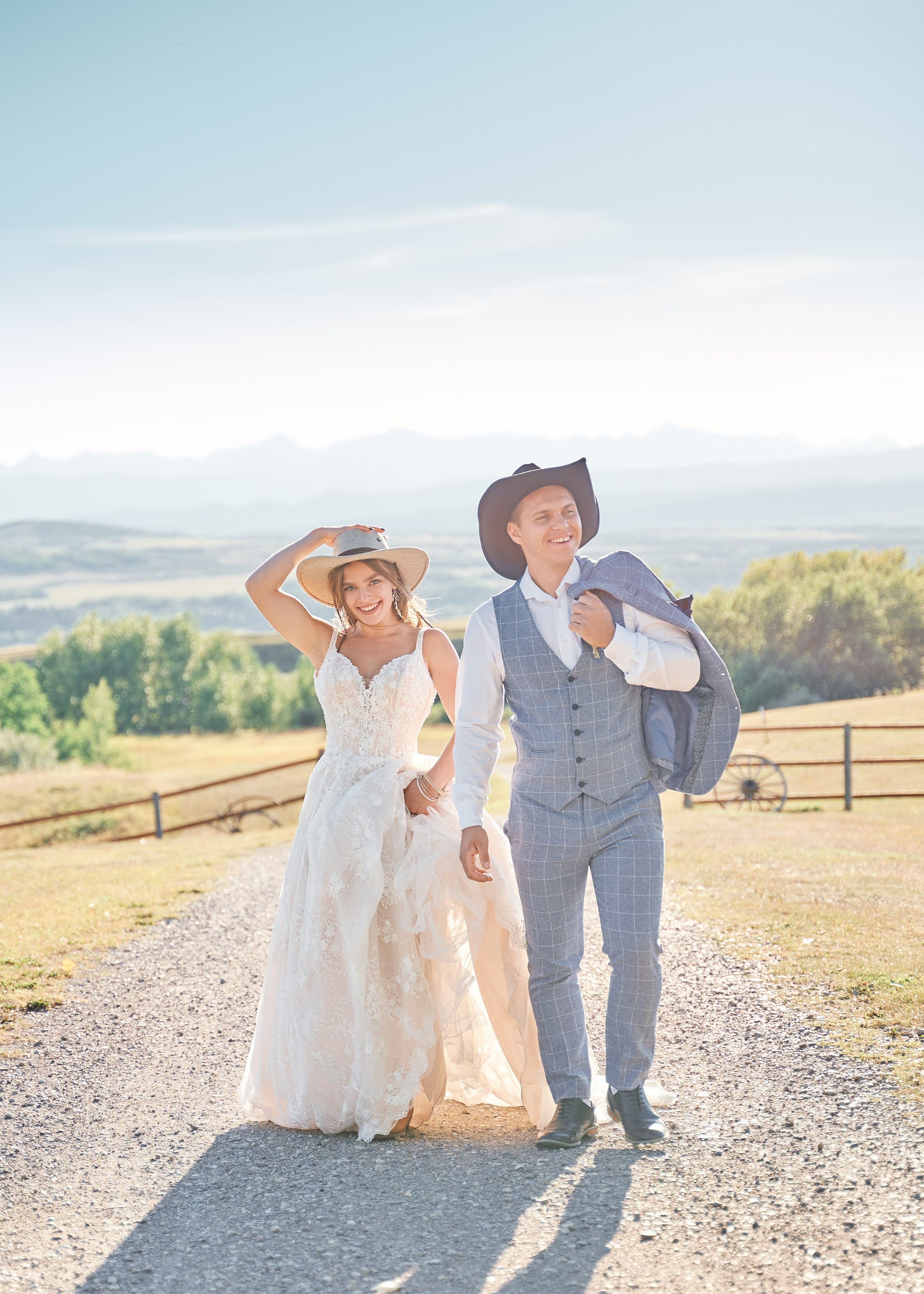 Gregory and Victoria’s western style wedding. Wedding photography and videography team
