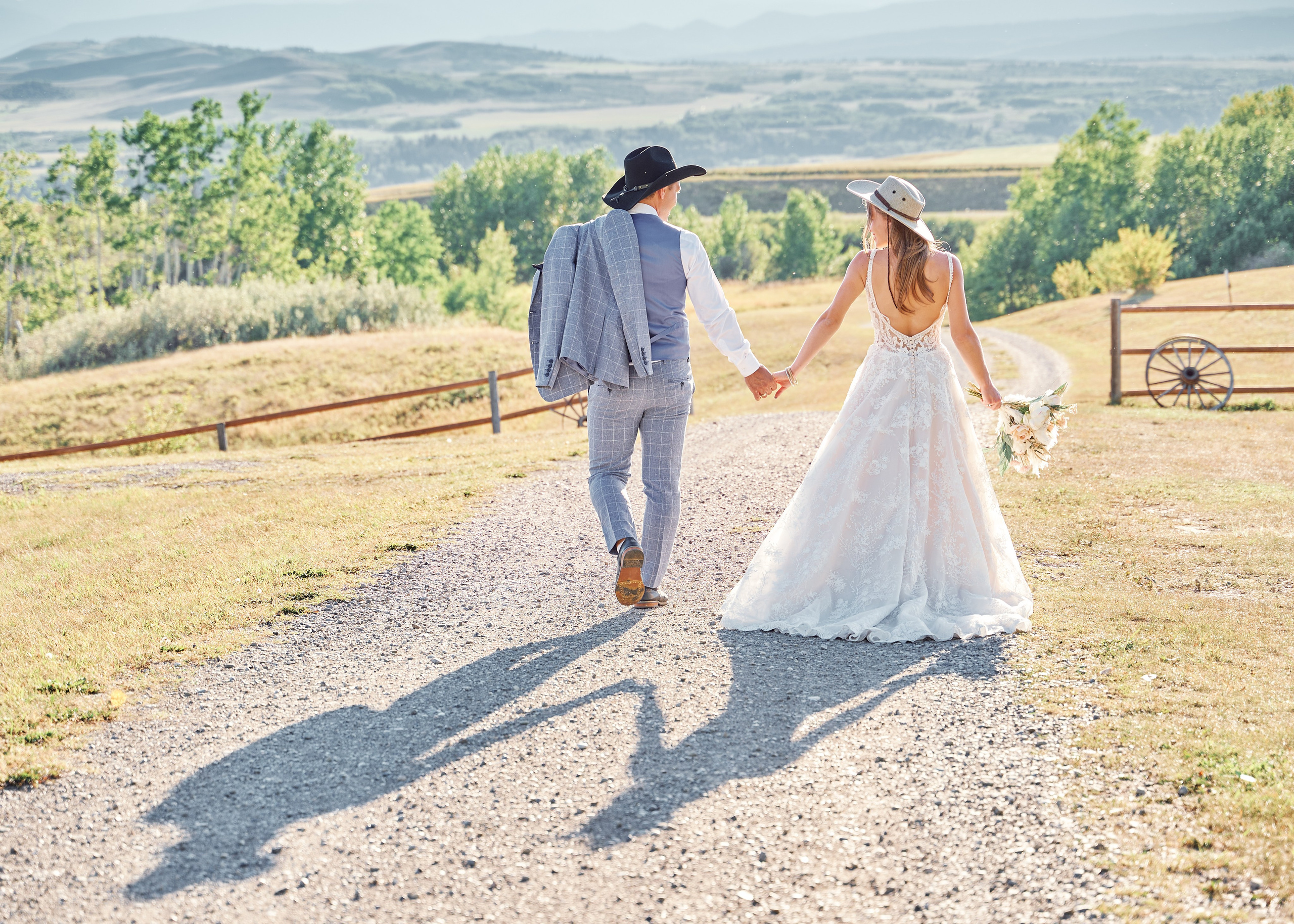Gregory and Victoria’s western style wedding. Wedding photography and videography team