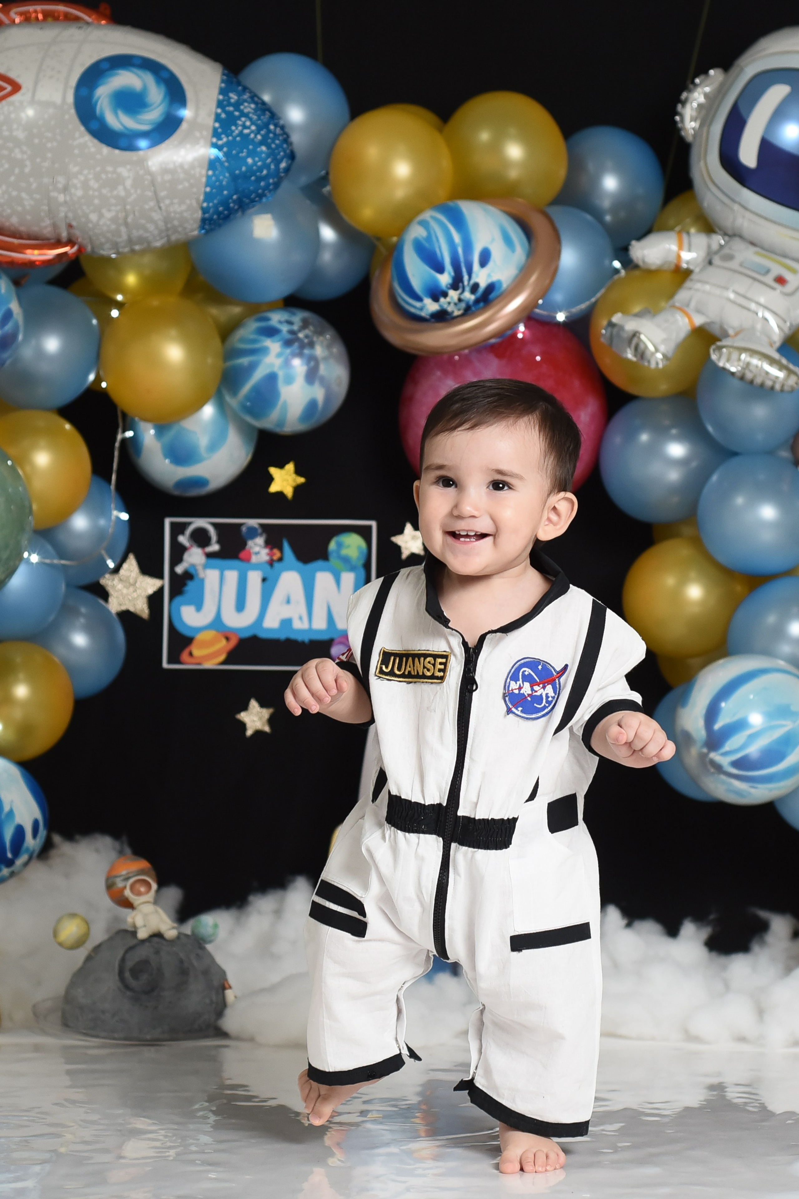 Sesión 1er año de&nbsp;Juan. Temática: Astronauta