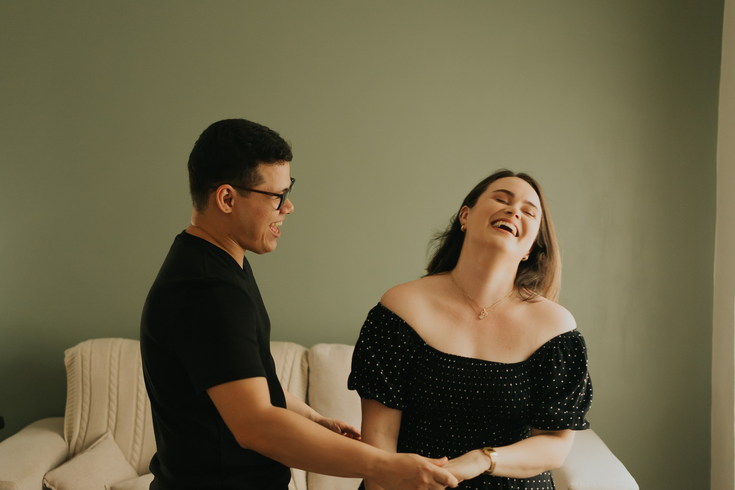 Sara e&nbsp;Paulo&nbsp;— Ensaio em&nbsp;casa