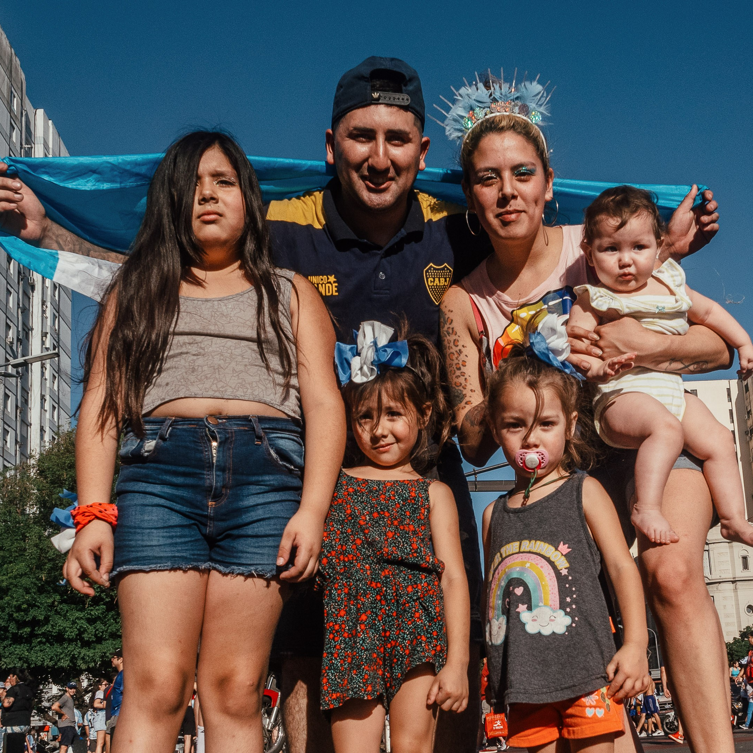Argentina World Cup Champion. Celebrations in the City of Buenos Aires. Federico Borobio, street and documentary photography.