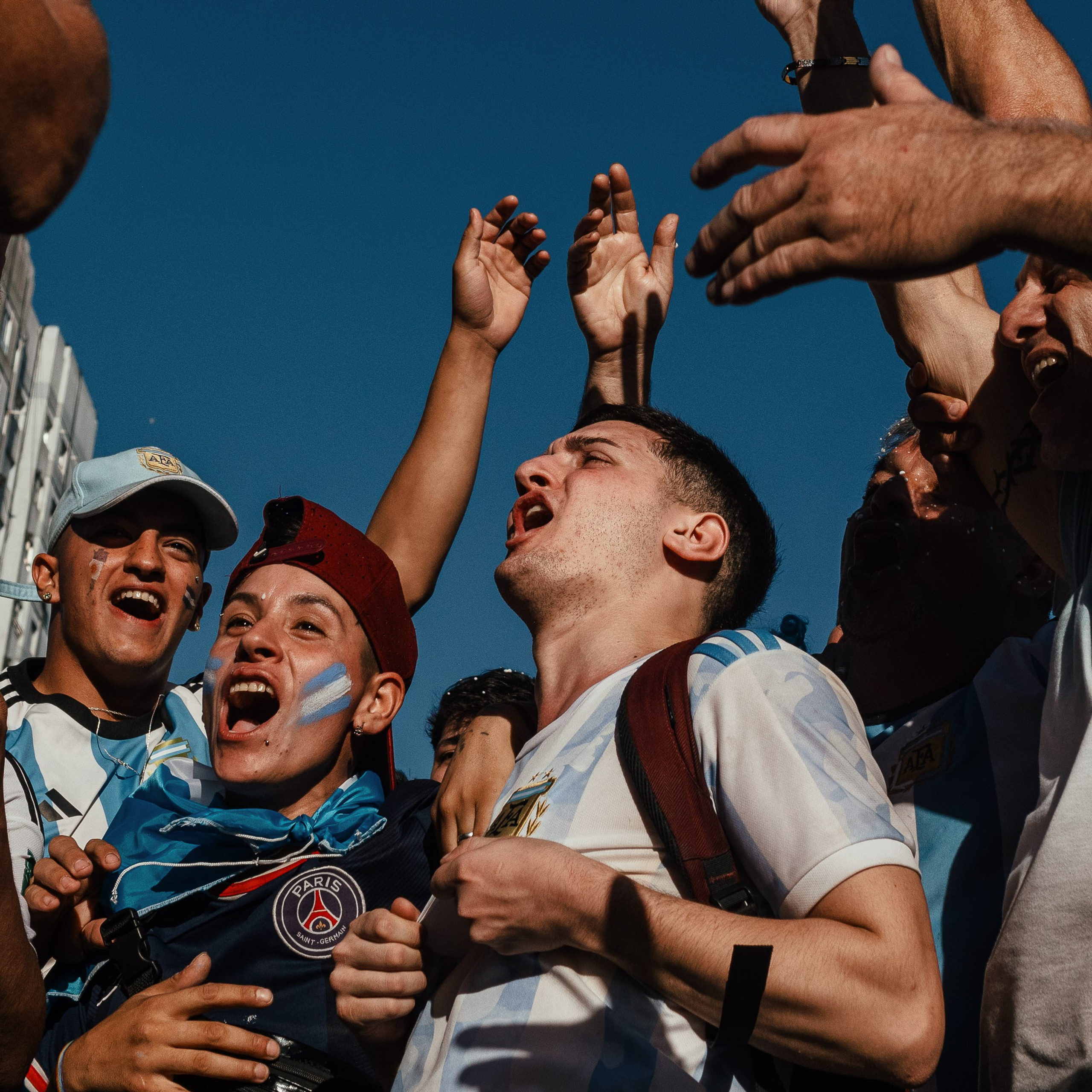 Argentina World Cup Champion. Celebrations in the City of Buenos Aires. Federico Borobio, street and documentary photography.