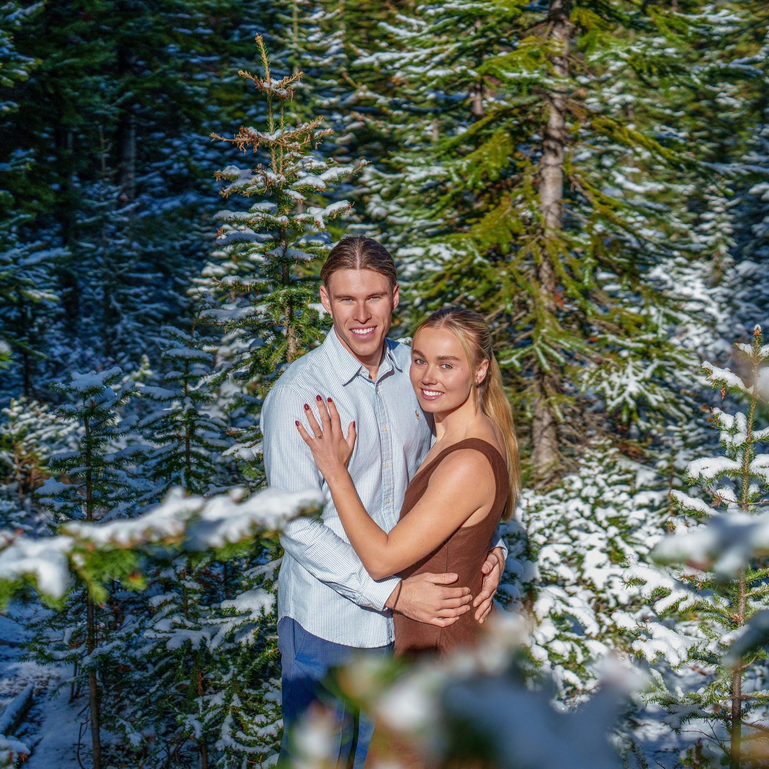 Lachlan & Imoga — Engagement — Peyto Lake / Banff