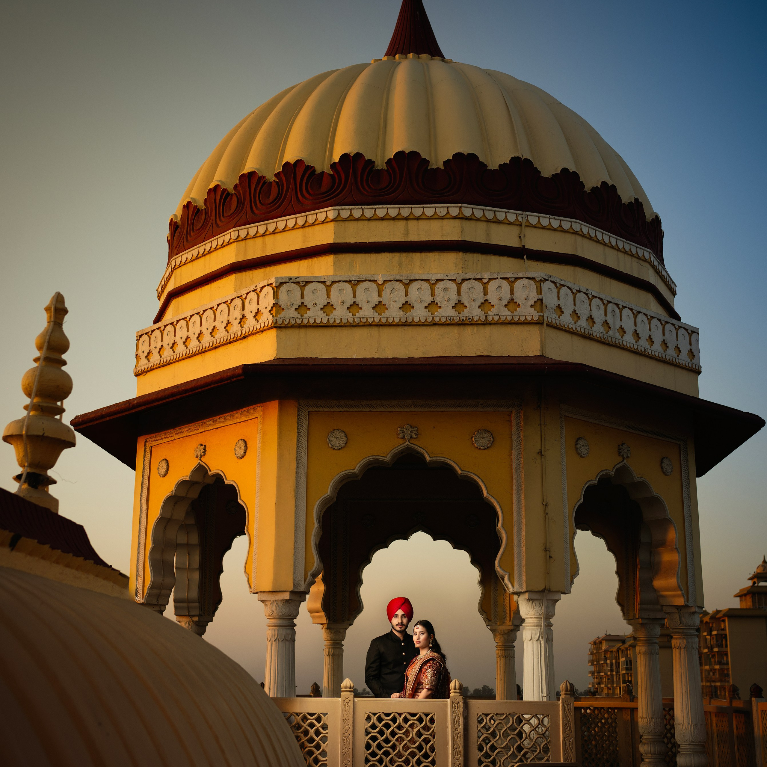 Varinder & Param at&nbsp;Noor Mahal