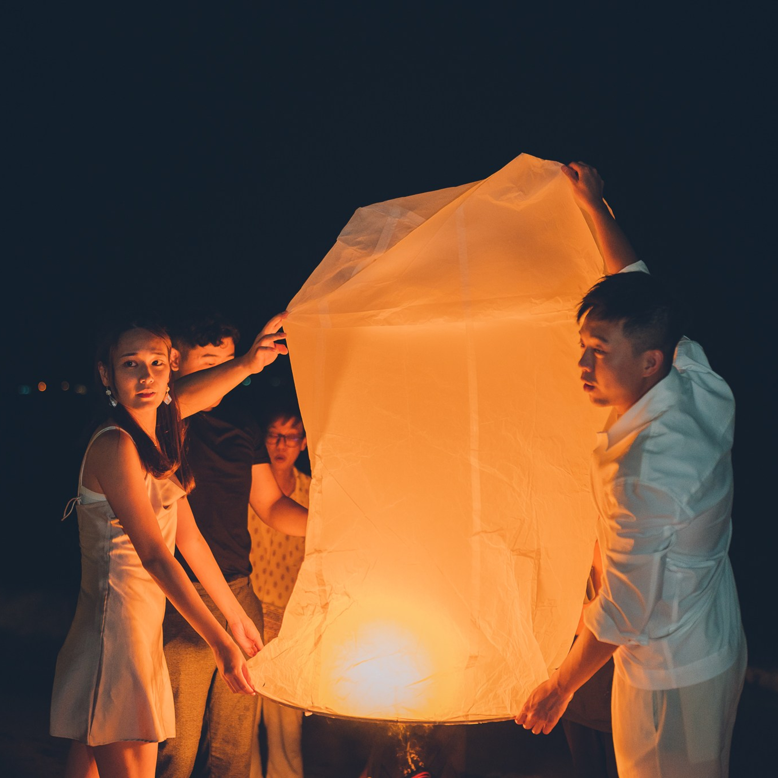 Photo. Romantic proposal on Koh Samui, Thailand