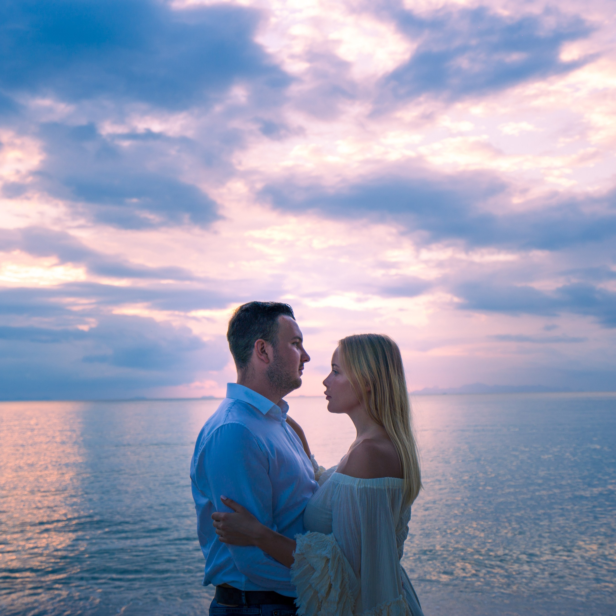 Photo. Romantic proposal on Koh Samui, Thailand