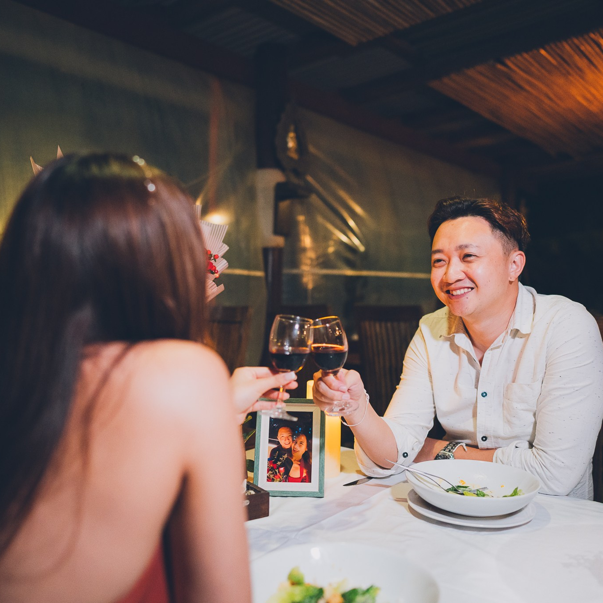 Photo. Romantic proposal on Koh Samui, Thailand