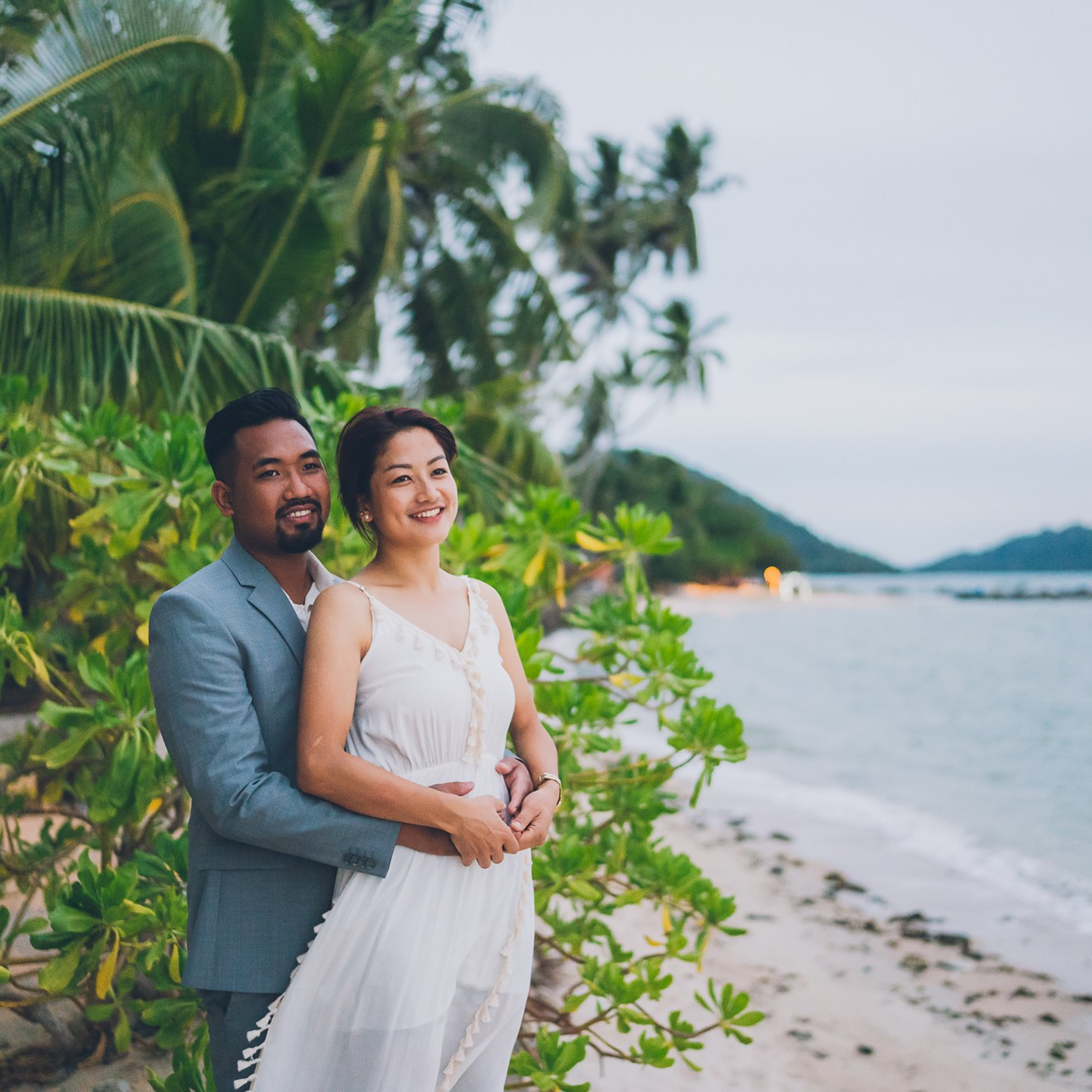 Photo. Romantic proposal on Koh Samui, Thailand