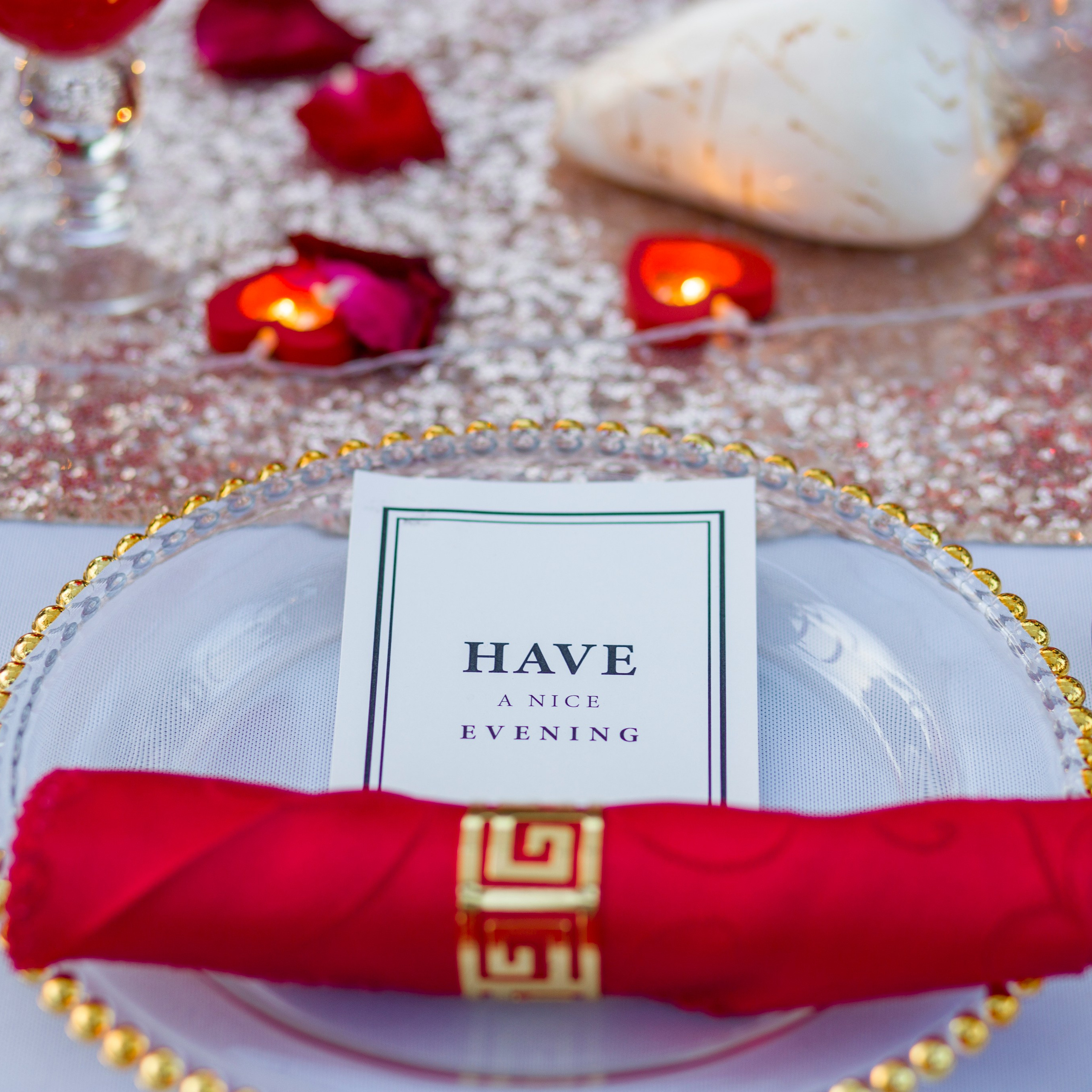 Luxury beach proposal in Koh Samui, Thailand. Private sunset setup with candles, flowers, and ocean view for an unforgettable engagement experience.