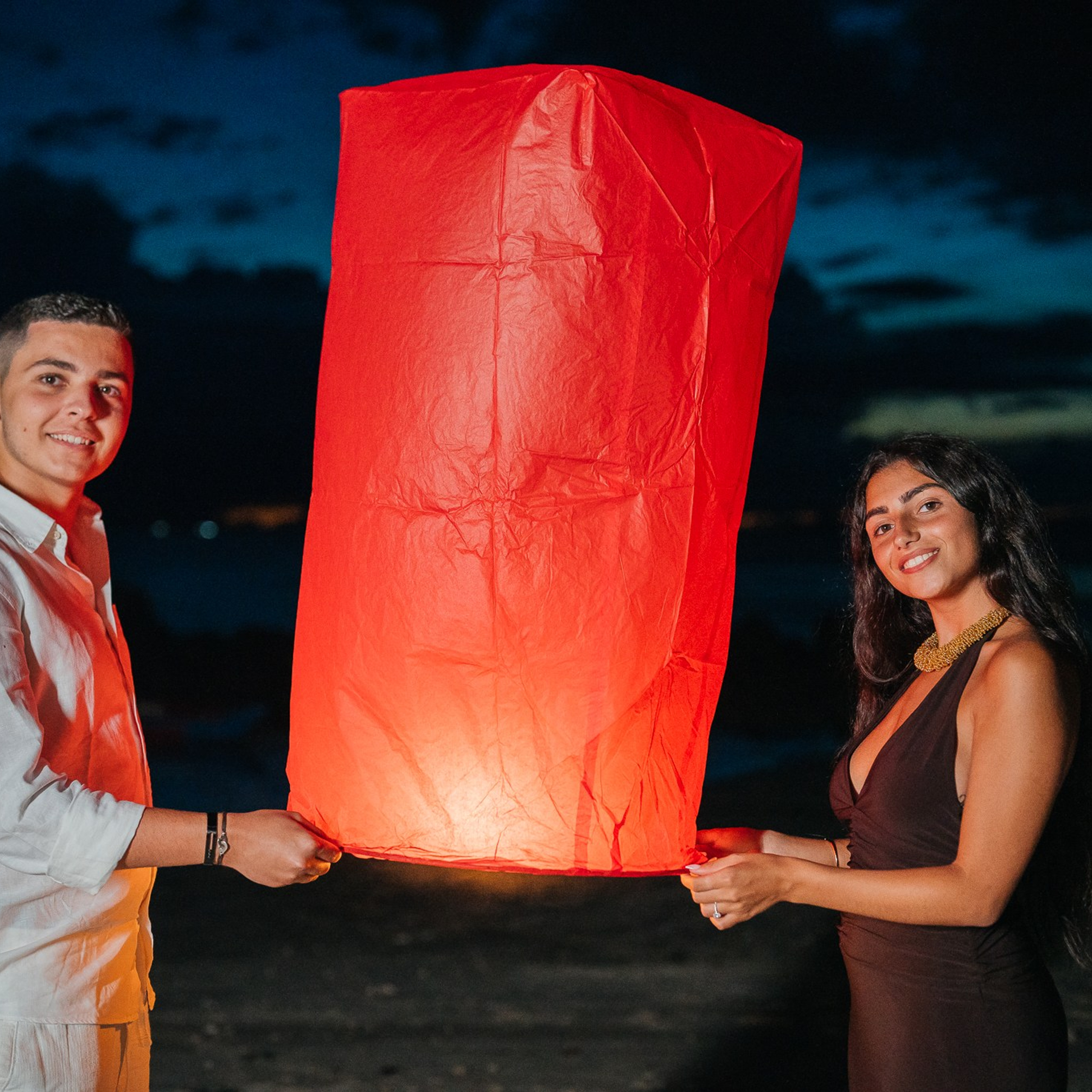 Photo. Romantic proposal on Koh Samui, Thailand