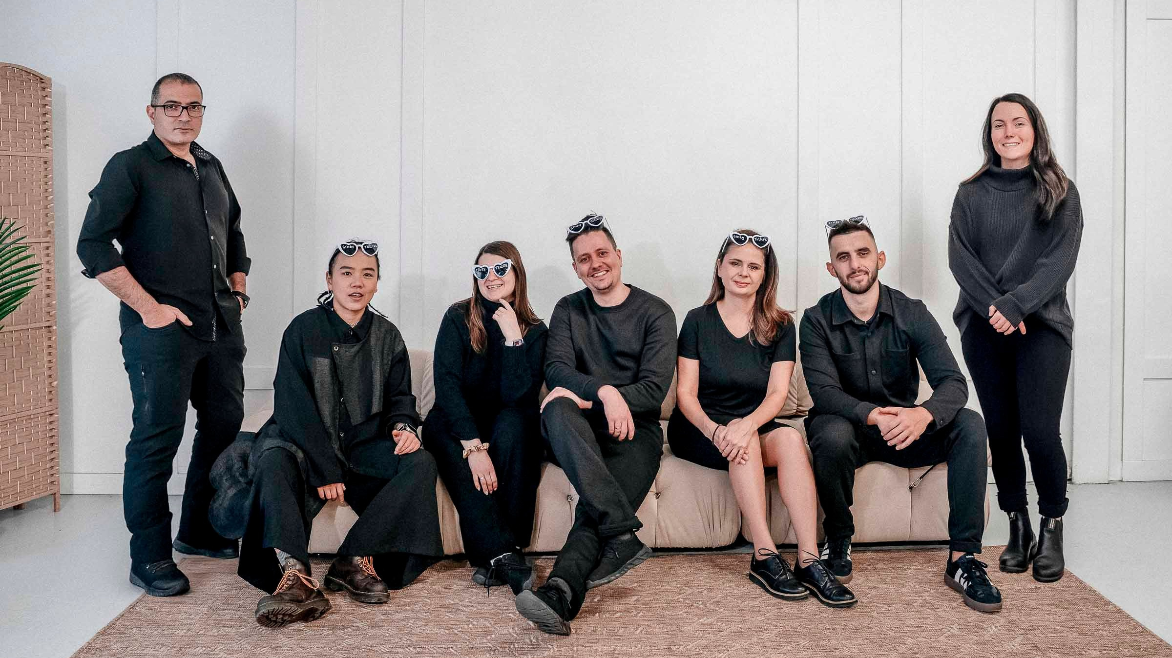 Team of wedding photographers and videographers at Storytellers Films.